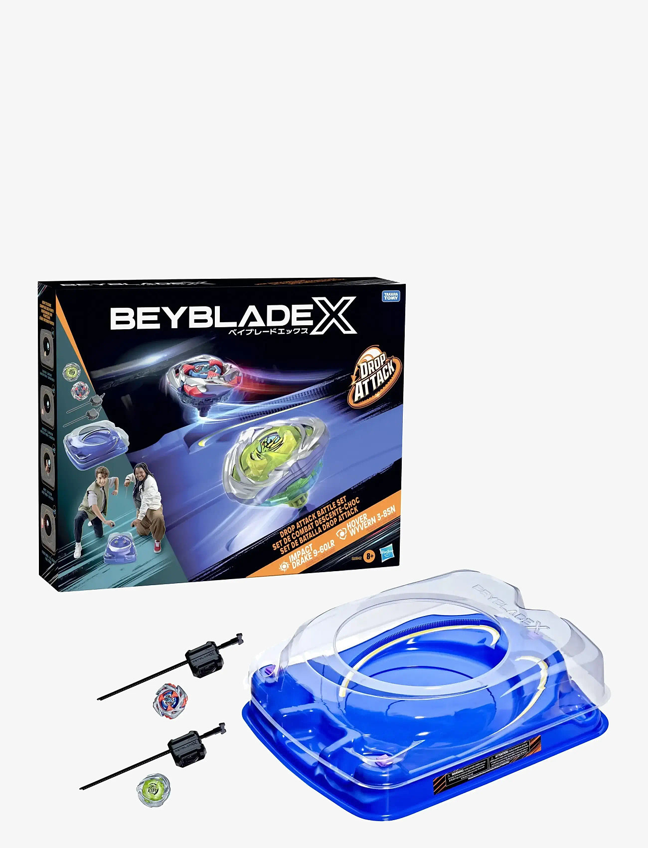 Beyblade - Beyblade X Drop Attack-stridsset - lauamängud - multicolor - 1