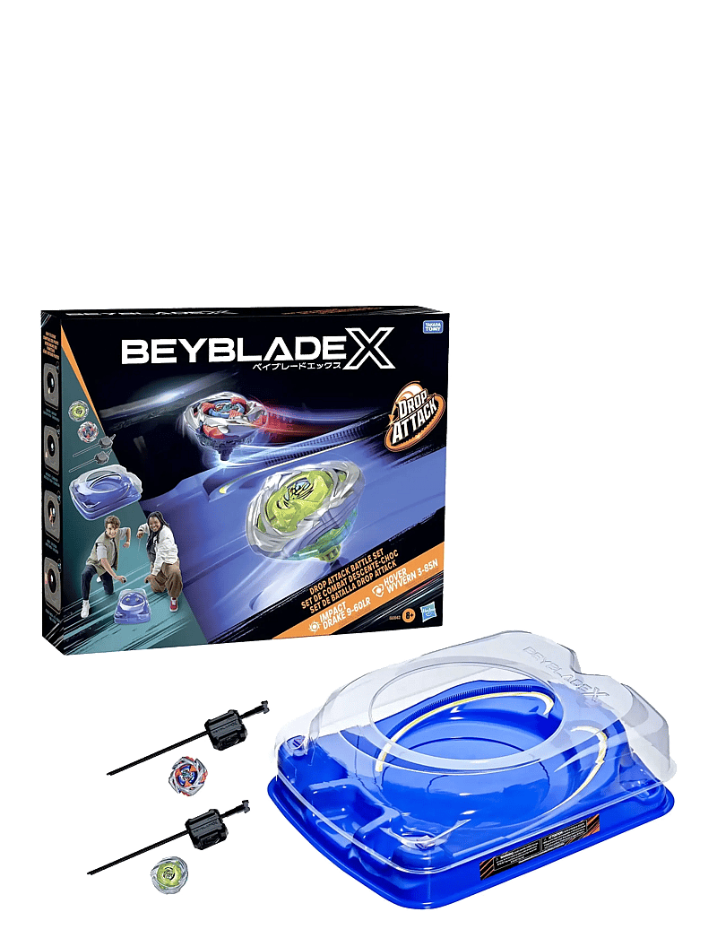 Beyblade - Beyblade X Drop Attack-stridsset - lauamängud - multicolor - 1
