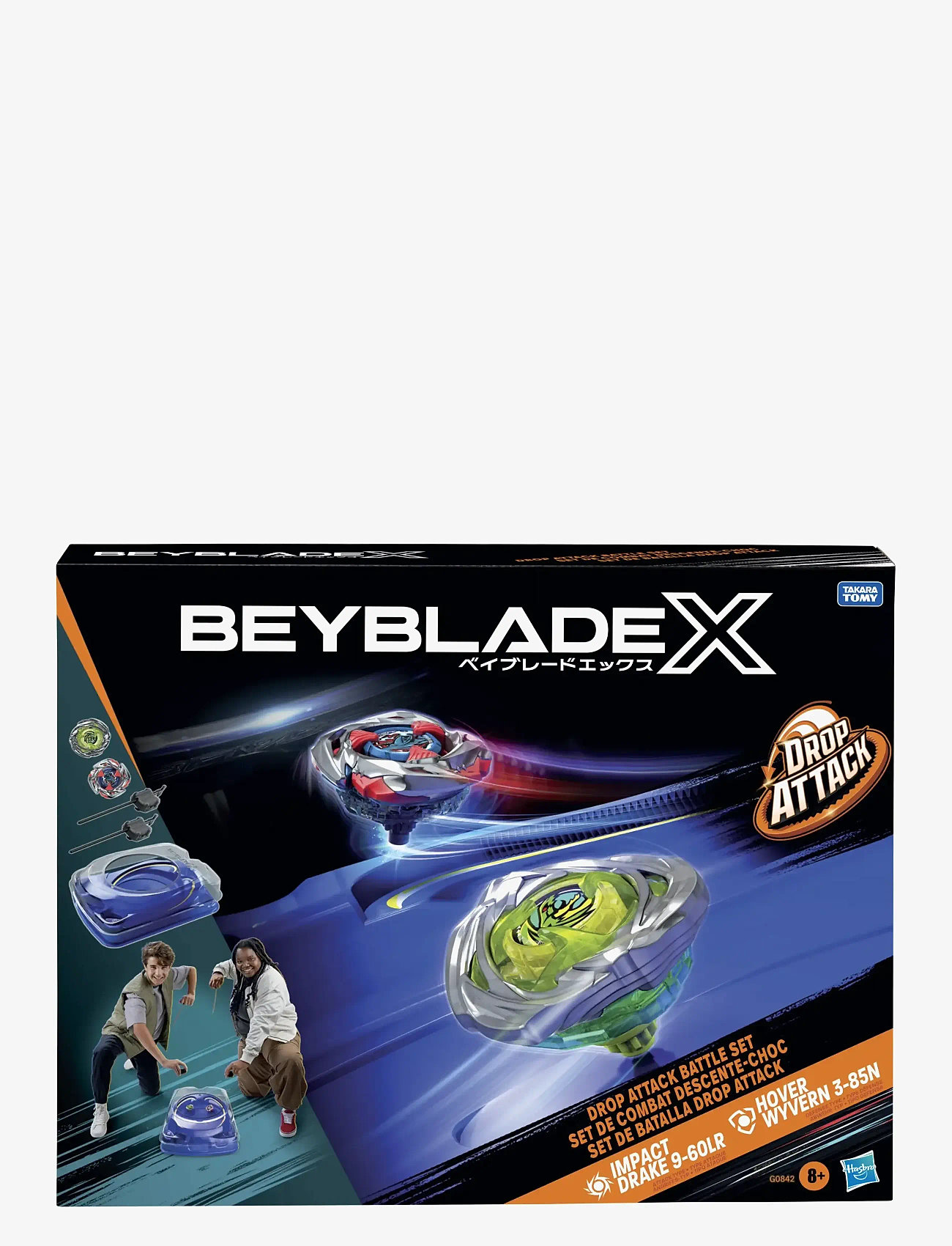 Beyblade - Beyblade X Drop Attack-stridsset - lauamängud - multicolor - 2