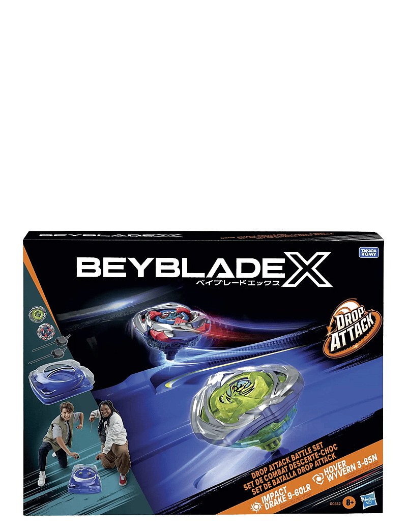 Beyblade - Beyblade X Drop Attack-stridsset - lauamängud - multicolor - 2