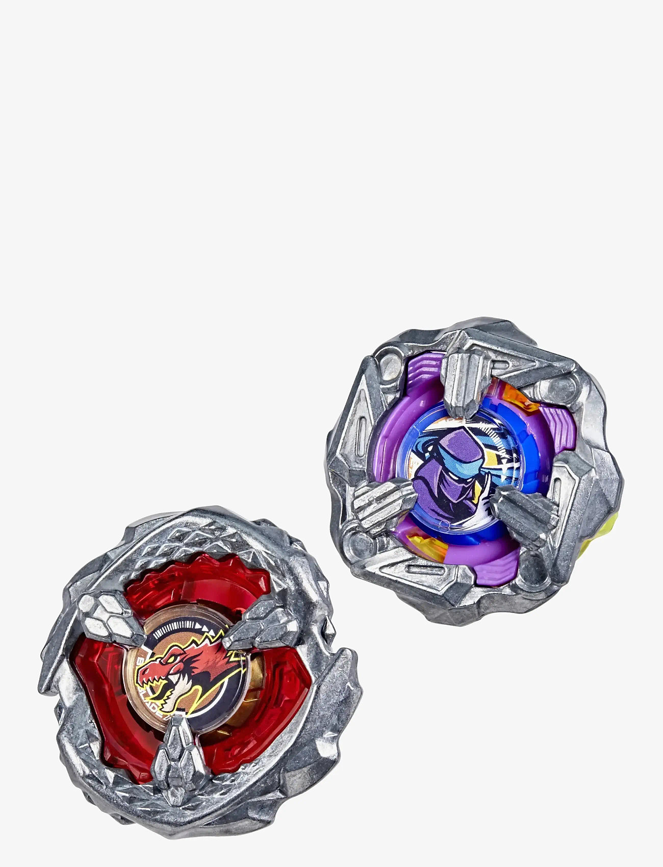 Beyblade - Beyblade X Beat Tyranno 4-70Q & Knife Shinobi 4-80HN-dubbelset - brädspel - multicolor - 0