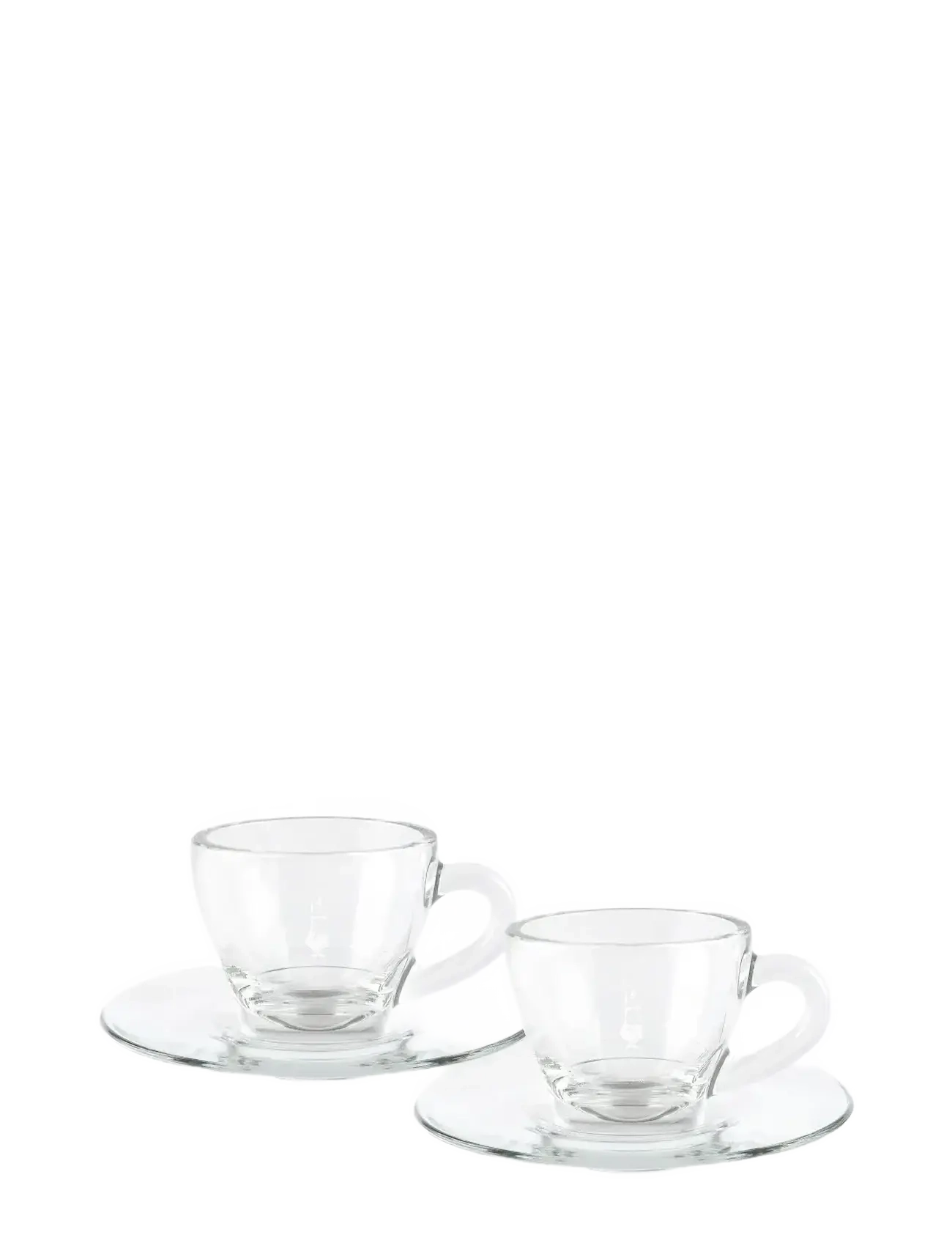 Espresso cup w.saucer set/2 VETRO Bialetti® - CLEAR