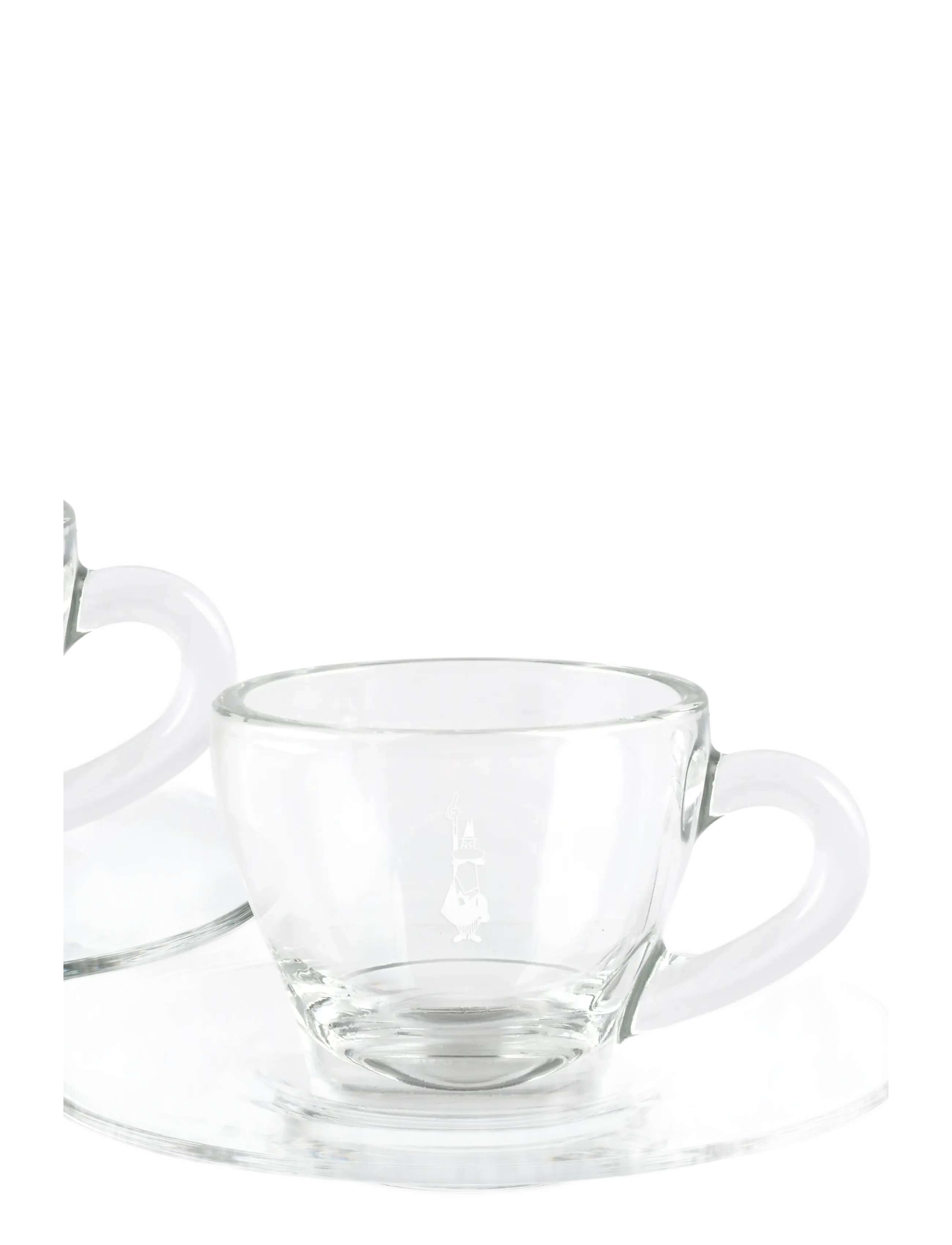 Bialetti - Espresso cup w.saucer set/2 VETRO Bialetti® - shop by price - clear - 2