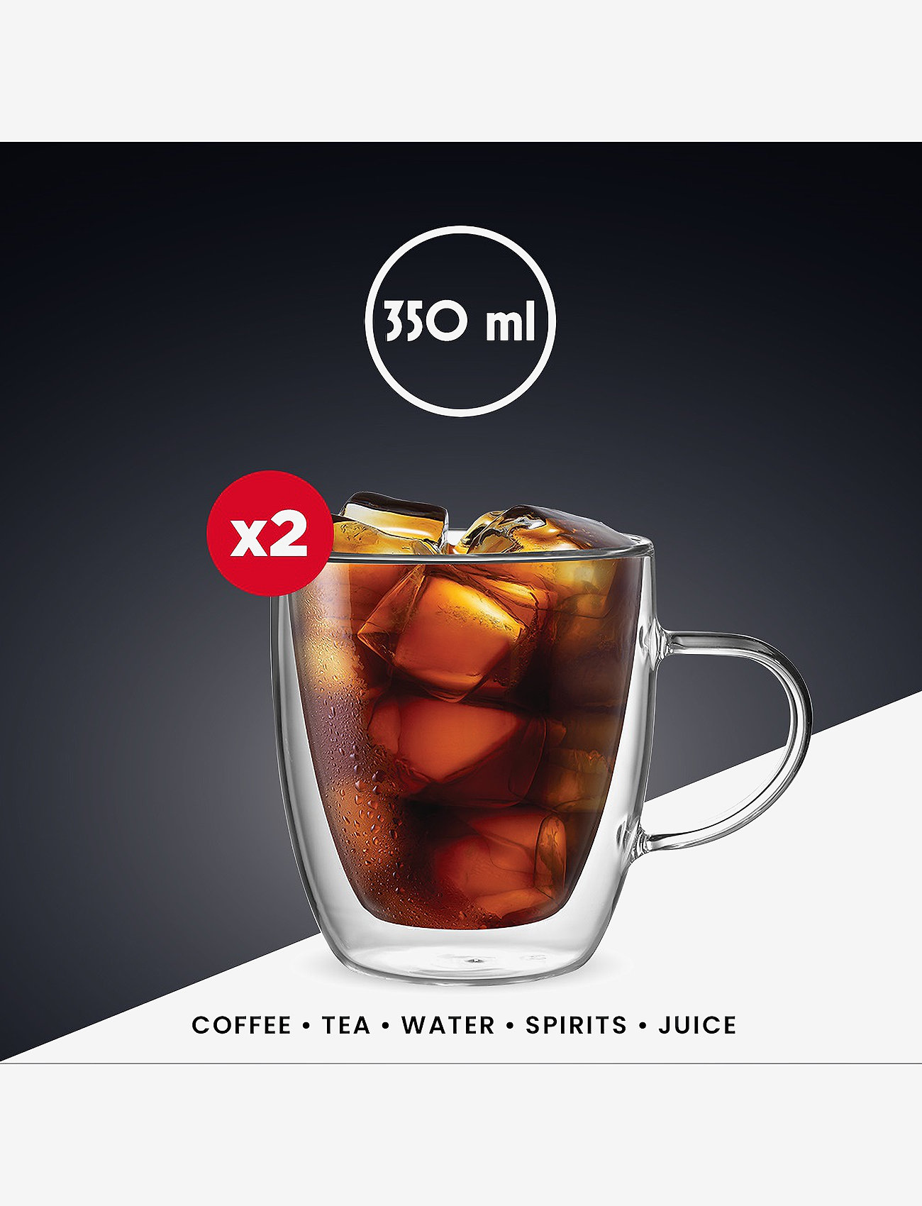 Bialetti - Cup CAPRI Bialetti® Set of 2 - shop by price - clear - 3