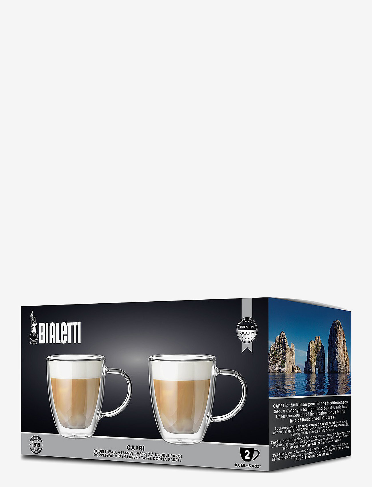 Bialetti - Cup CAPRI Bialetti® Set of 2 - køb efter pris - clear - 1