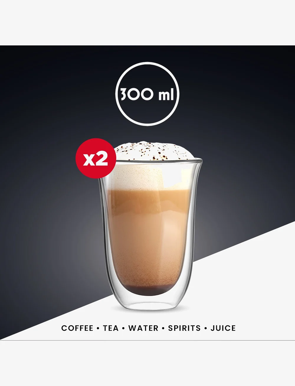 Bialetti - Mug FIRENZE Bialetti® Set of 2 - kohvitassid - clear - 4