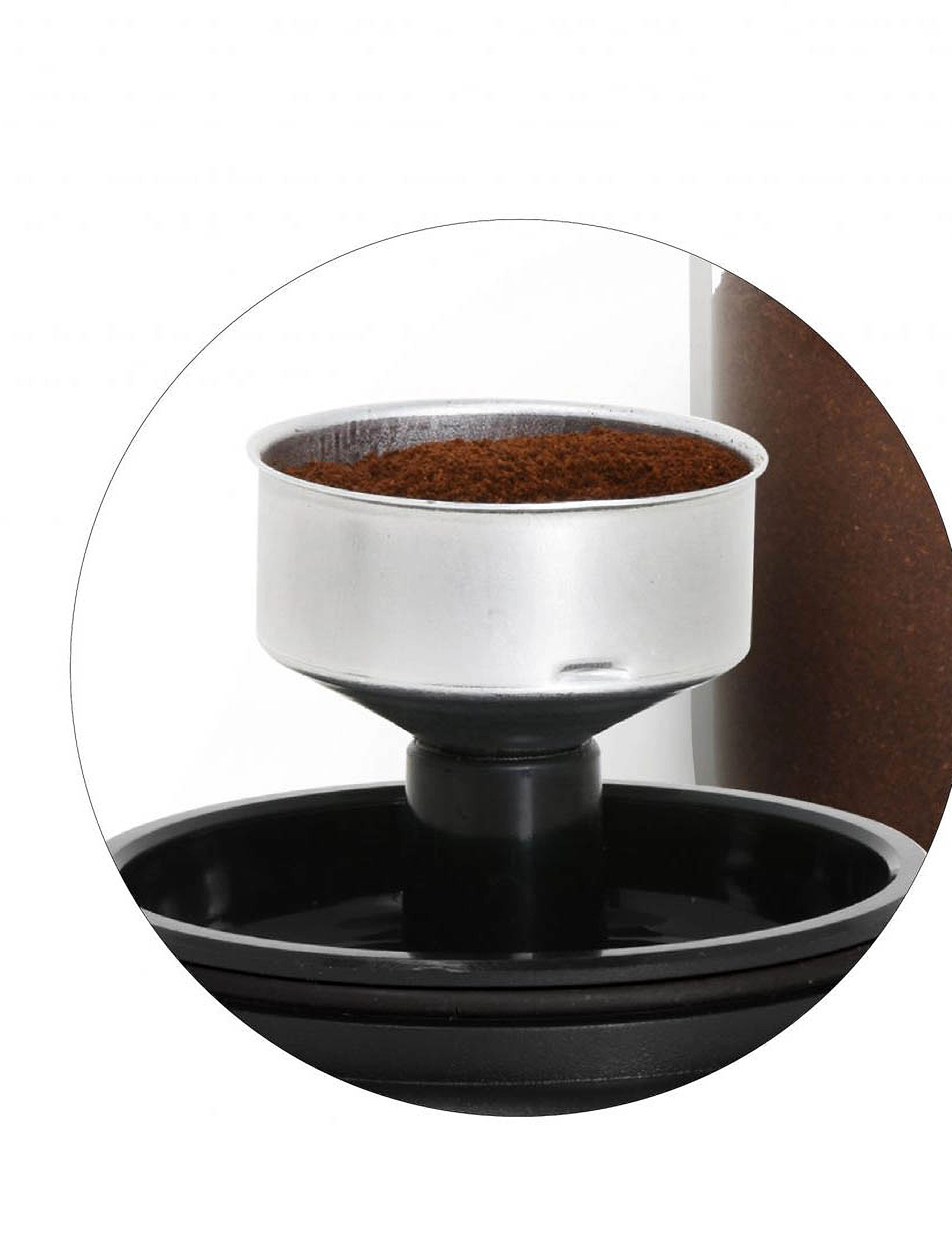 Bialetti - GLASS COFFEE JAR W/MOKA TOP - vorratsgläser - clear, black - 3