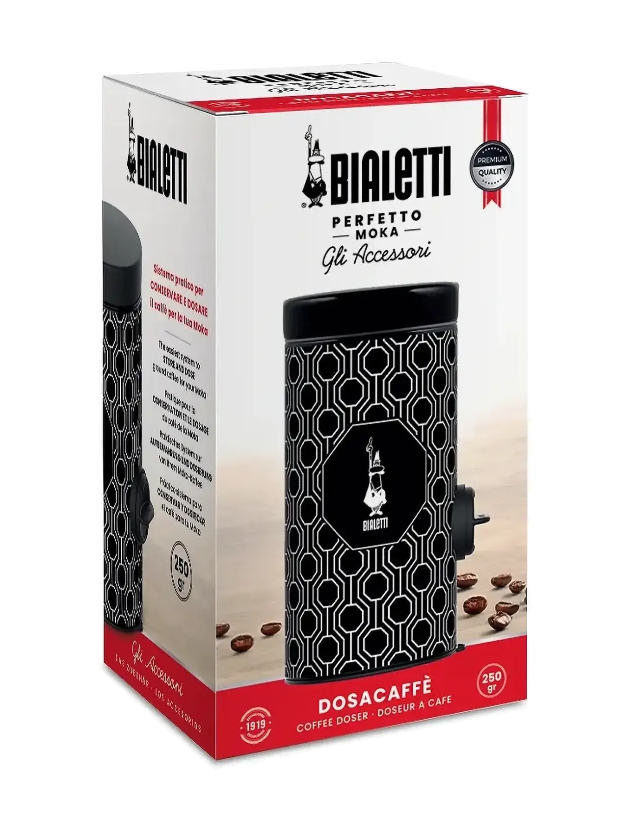 Bialetti - Jar for Dosing coffee Bialetti® - lowest prices - black - white - 2