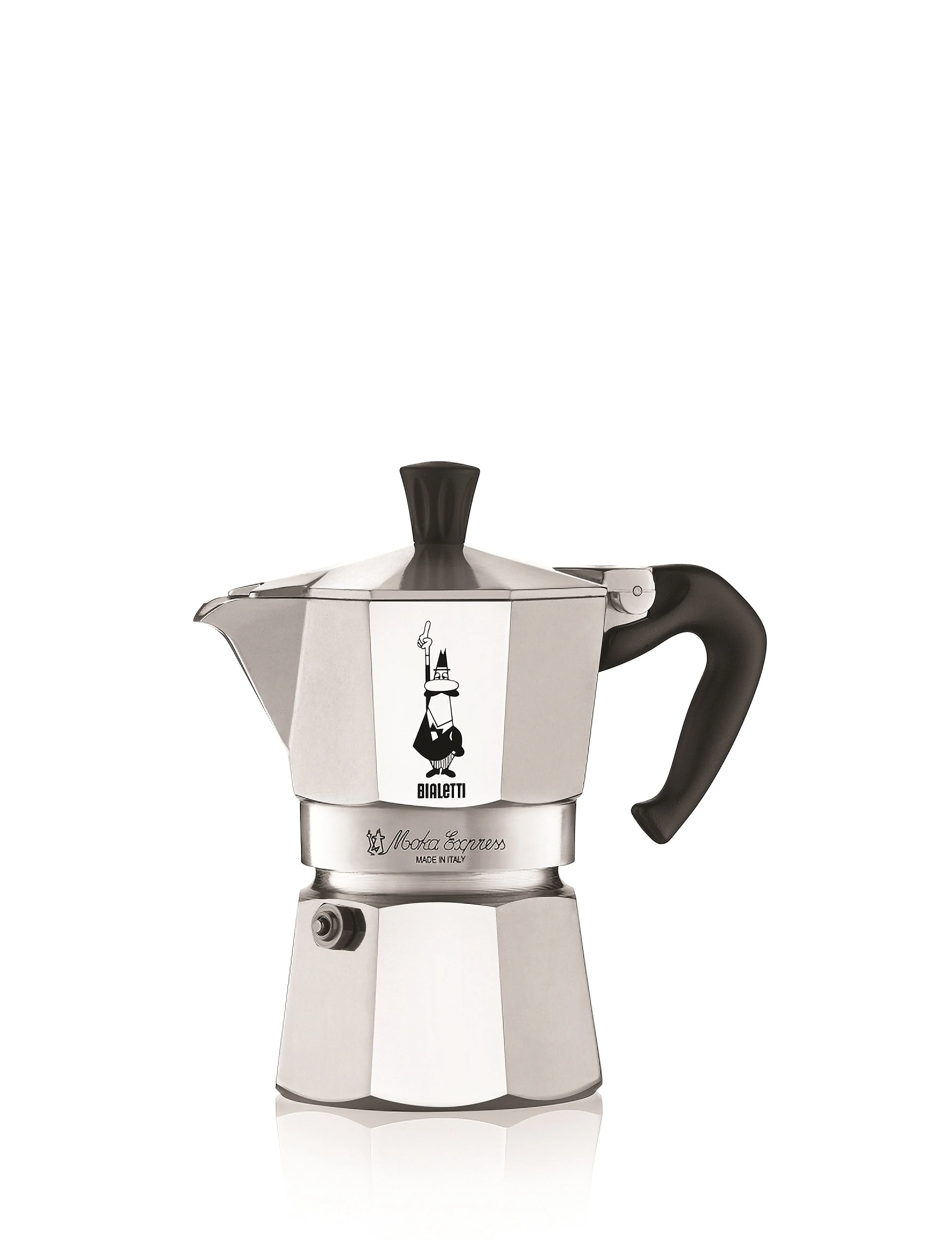 Bialetti Moka Express, 130ml/3CUPS, Silver, Kaffemaskiner > Mokkakander, Unisex