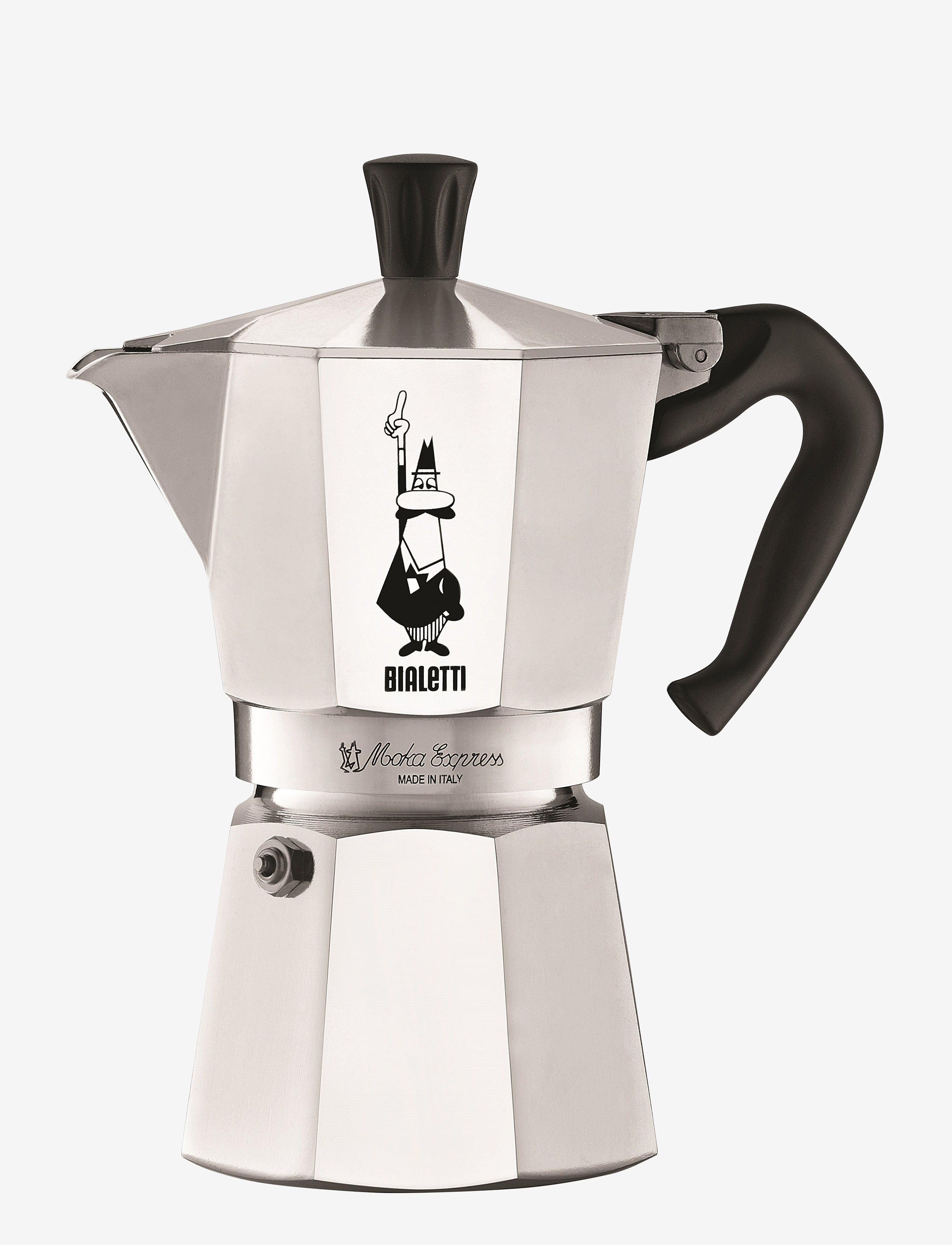 Bialetti Moka Express, 250ml/6CUPS, Silver, Kaffemaskiner > Mokkakander, Unisex