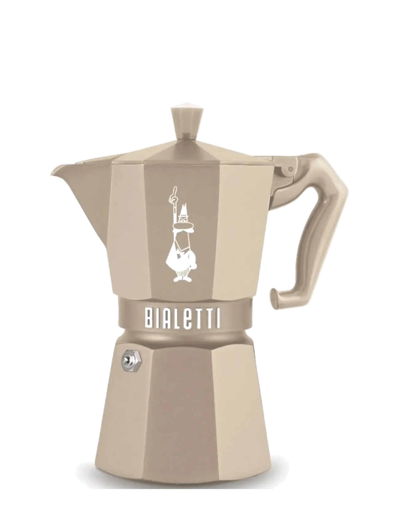 Bialetti Kaffekoger Moka 6 Exklusiv Induction Bialetti , Moka-gryde, Beige, Str: 270ML/6CUPS