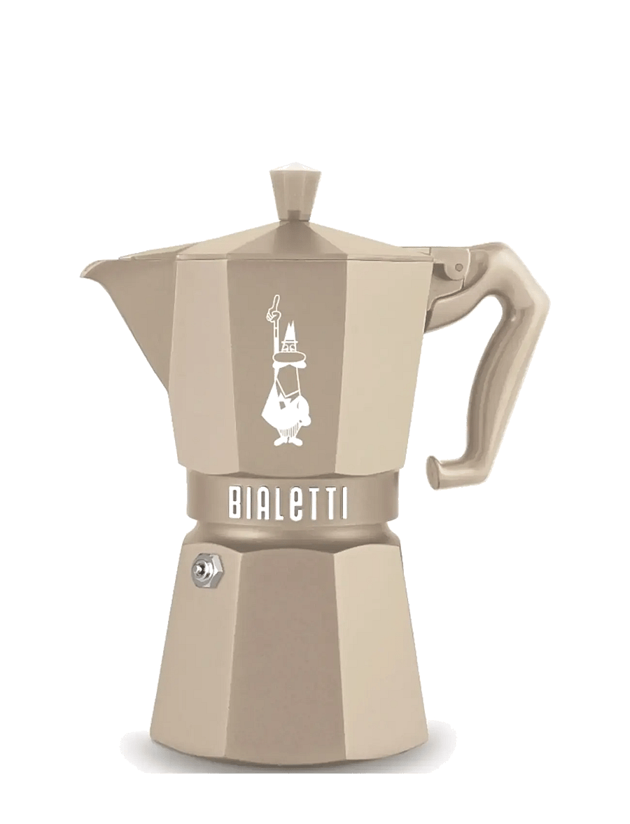 Bialetti - Kettle 6 cup MOKA EXCLUSIVE INDUCTION Desert BIALETTI® - moka-töpfe - beige - 1
