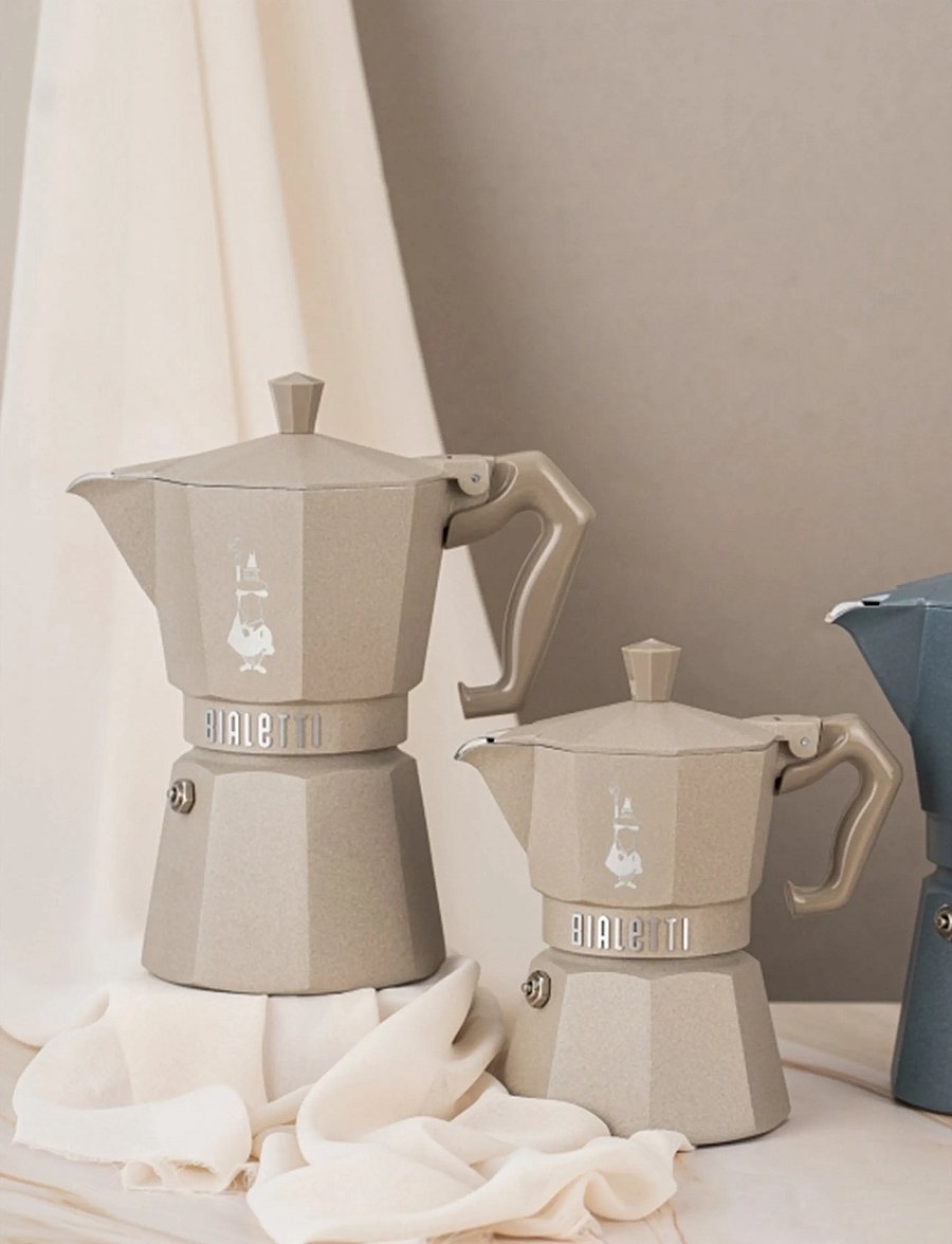 Bialetti - Kettle 6 cup MOKA EXCLUSIVE INDUCTION Desert BIALETTI® - moka-töpfe - beige - 3