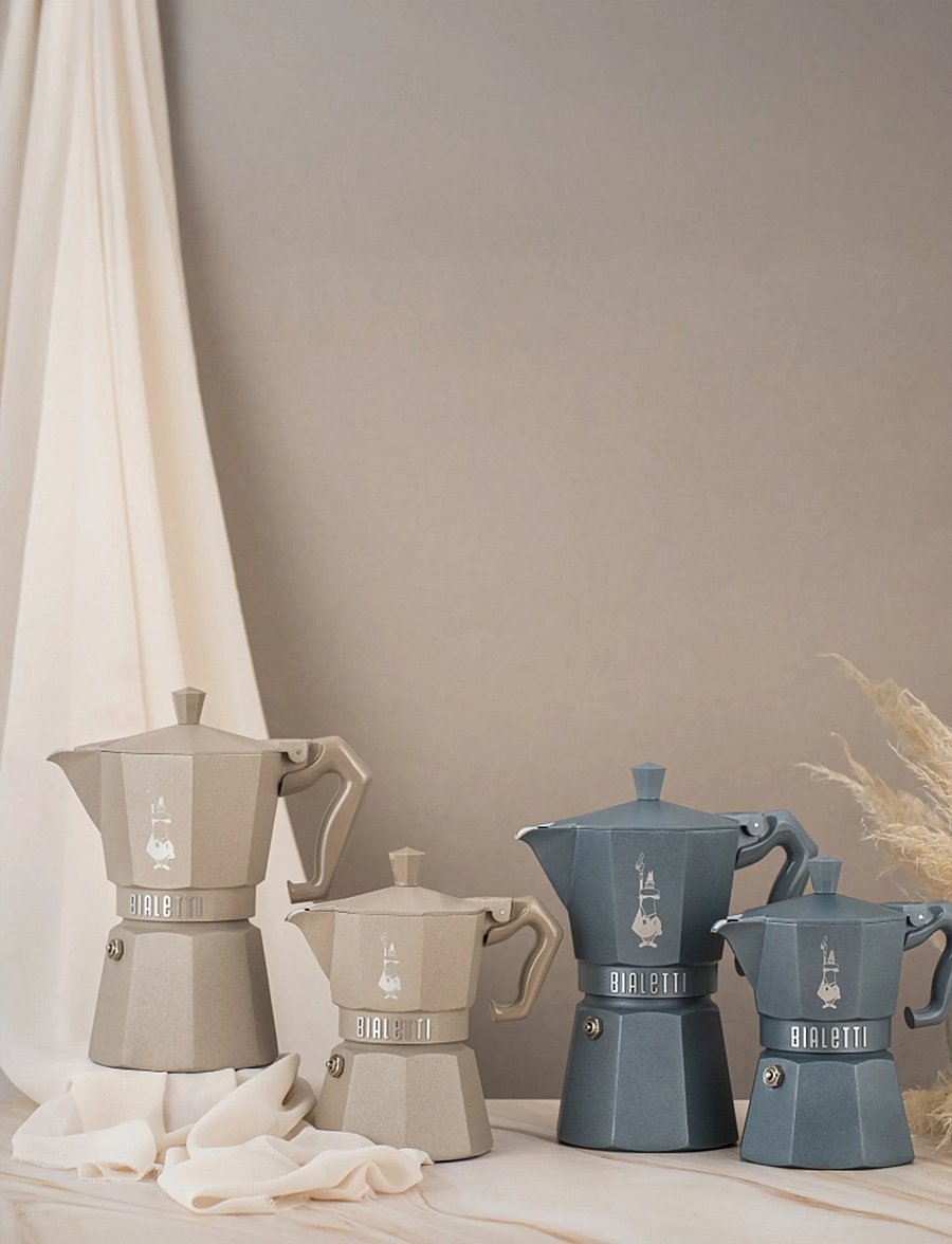 Bialetti - Kettle 6 cup MOKA EXCLUSIVE INDUCTION Desert BIALETTI® - moka-töpfe - beige - 4
