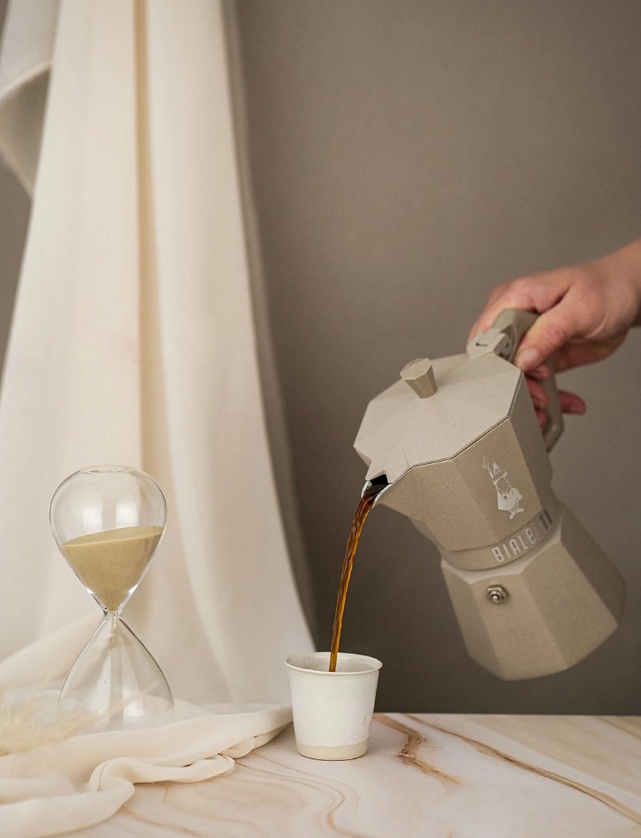 Bialetti - Kettle 6 cup MOKA EXCLUSIVE INDUCTION Desert BIALETTI® - moka-töpfe - beige - 5