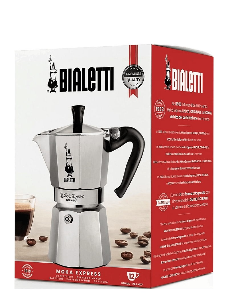 Bialetti - MOKA EXPRESS 12 TZ - osta hinna alusel - silver - 2
