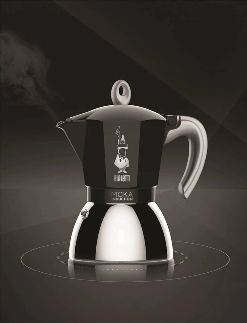 Bialetti - Coffee maker MOKA Induction - moka-töpfe - black, silver - 1