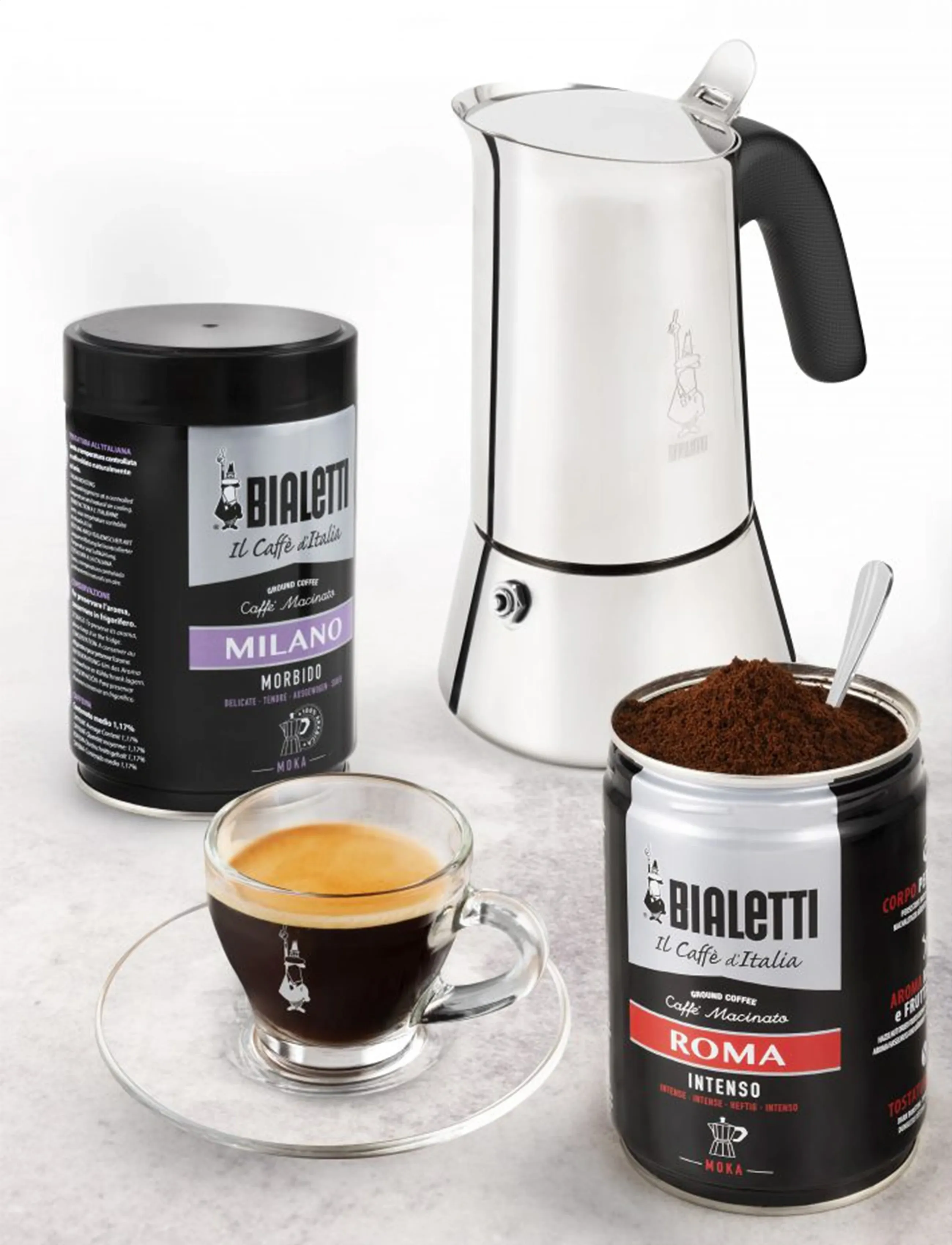 Bialetti Venus New Induction In Box, 235 ml, Coffee Makers, Silber - Moka Pots, Homeware