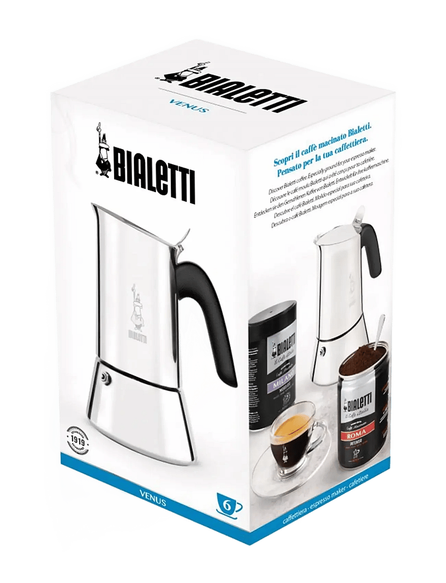 Bialetti - Venus NEW induction in box - nach preis einkaufen - silver - 3