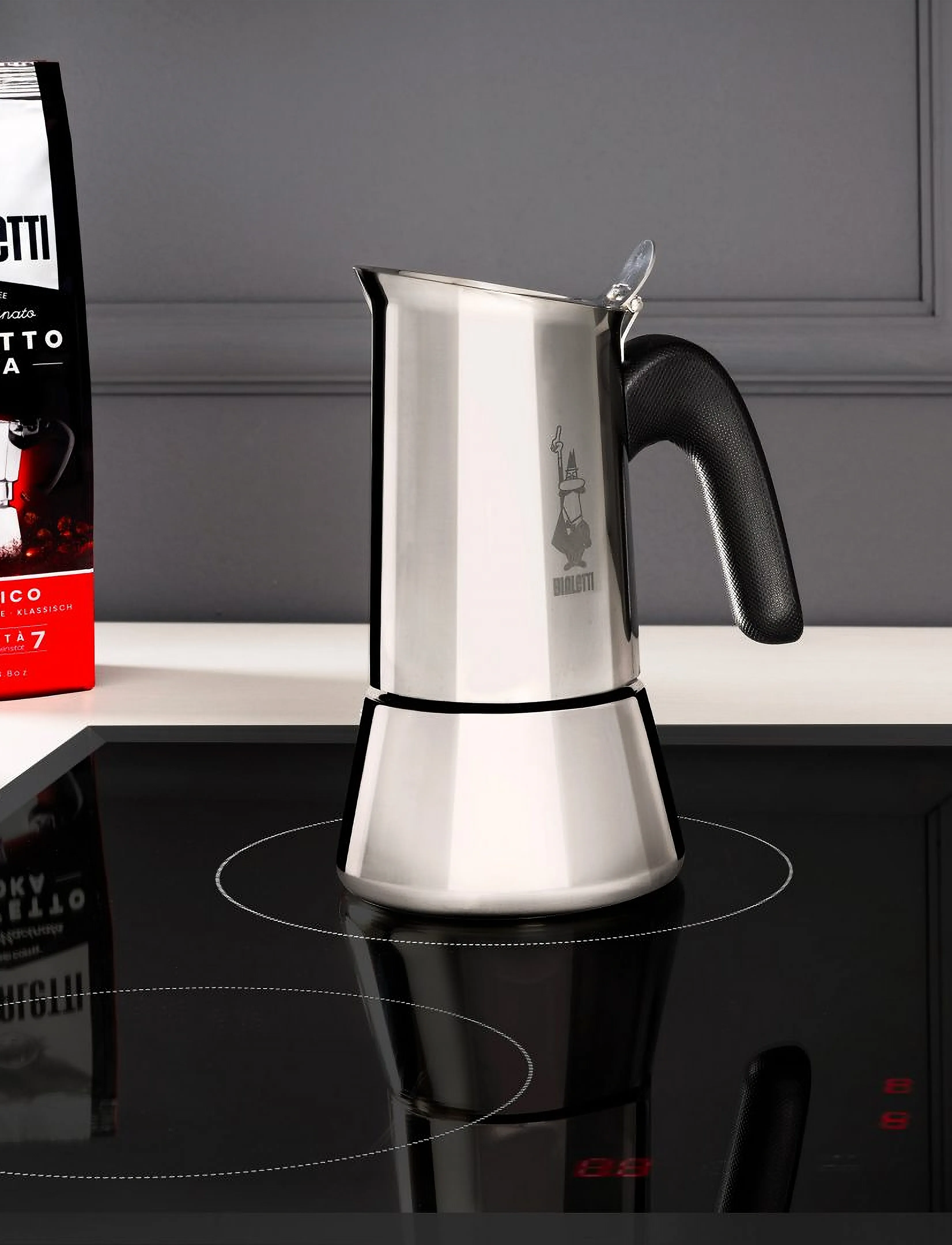 Bialetti Venus New Induction In Box, 460 ml, Coffee Makers, Silber - Moka Pots, Homeware