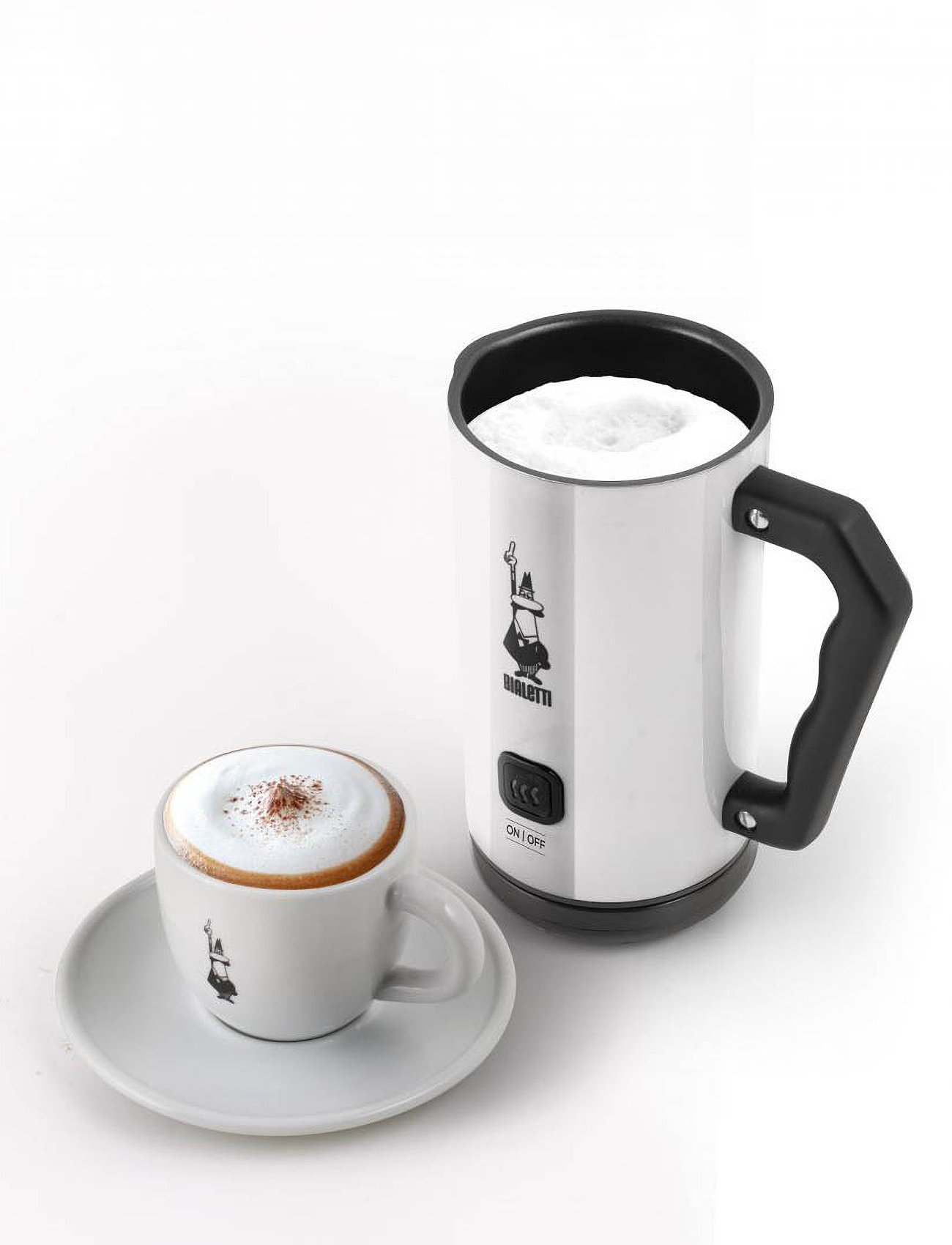 Bialetti - Electrical milk frother - maidonvaahdottimet - white - 1