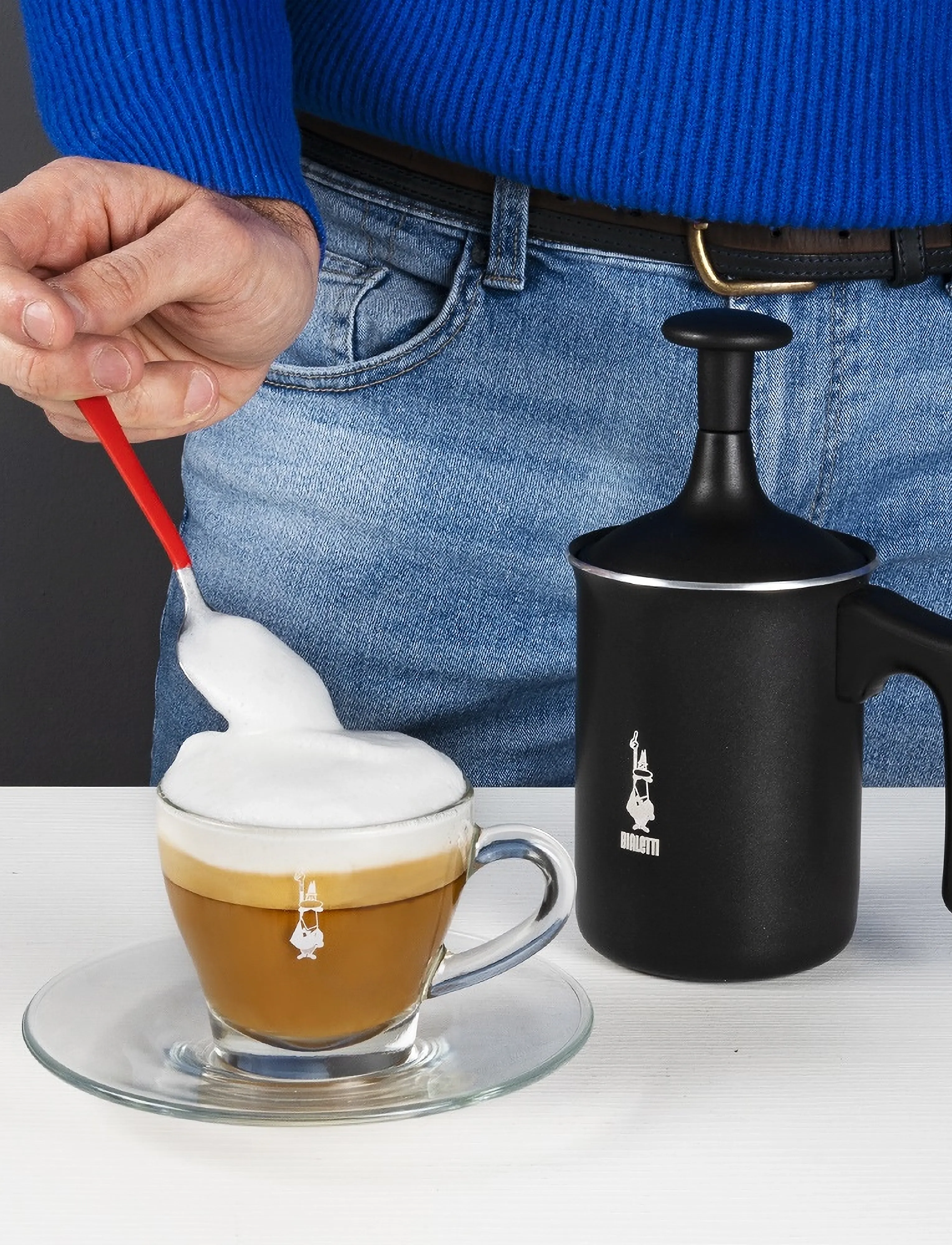 Bialetti - Milk Frother CREMA Bialetti® - mjólkurfreyðarar - black - 2