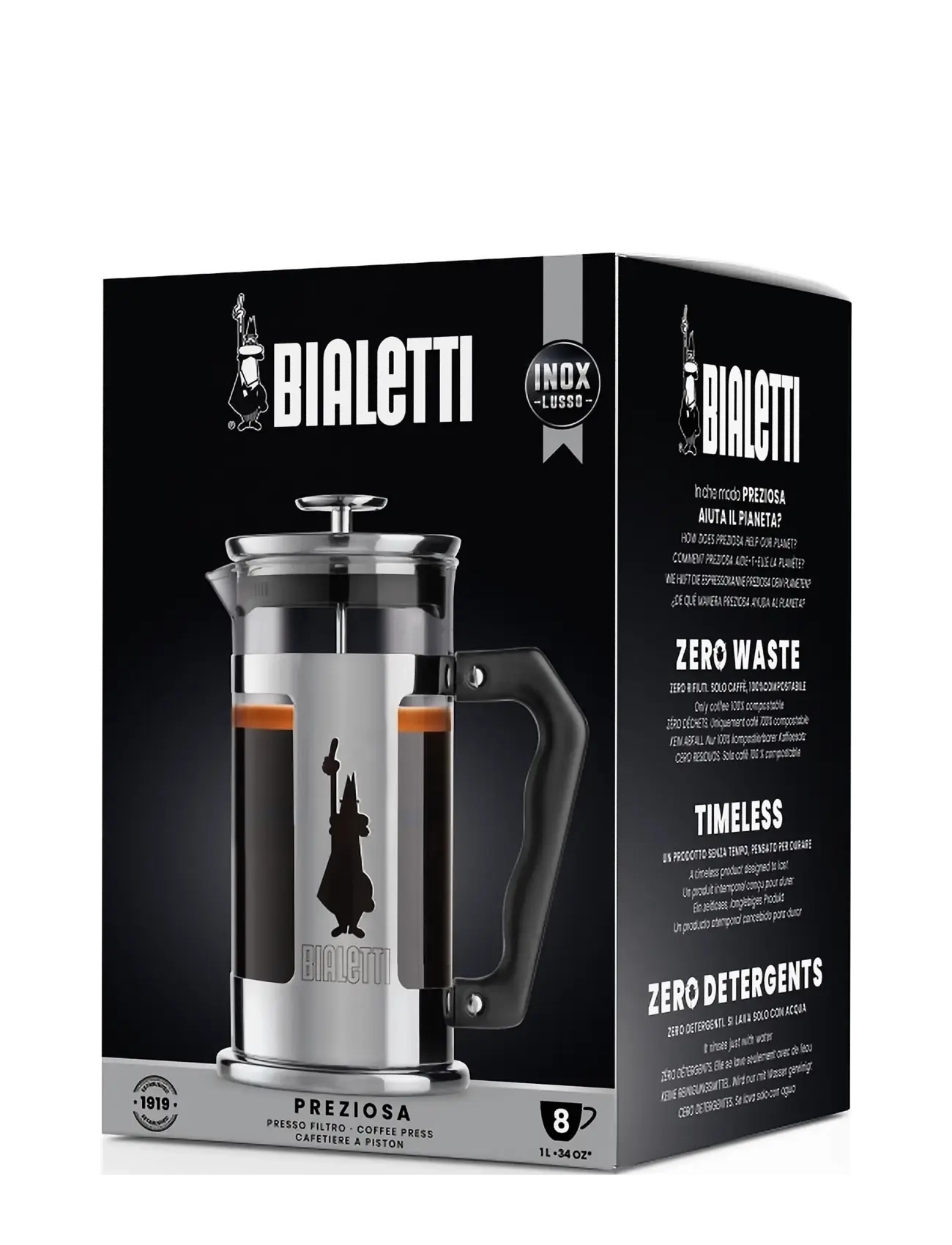 Bialetti - COFFEE PRESS SMART - french press - black - 1