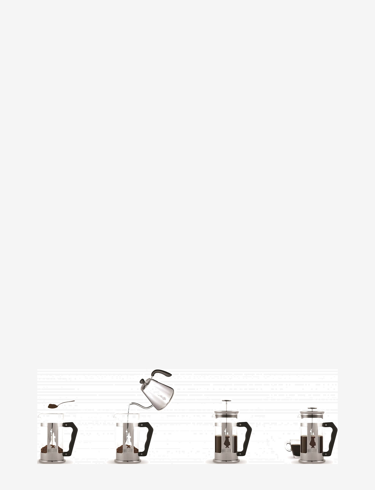 Bialetti - French-Press Preziosa 350ml - nach preis einkaufen - clear, black - 1