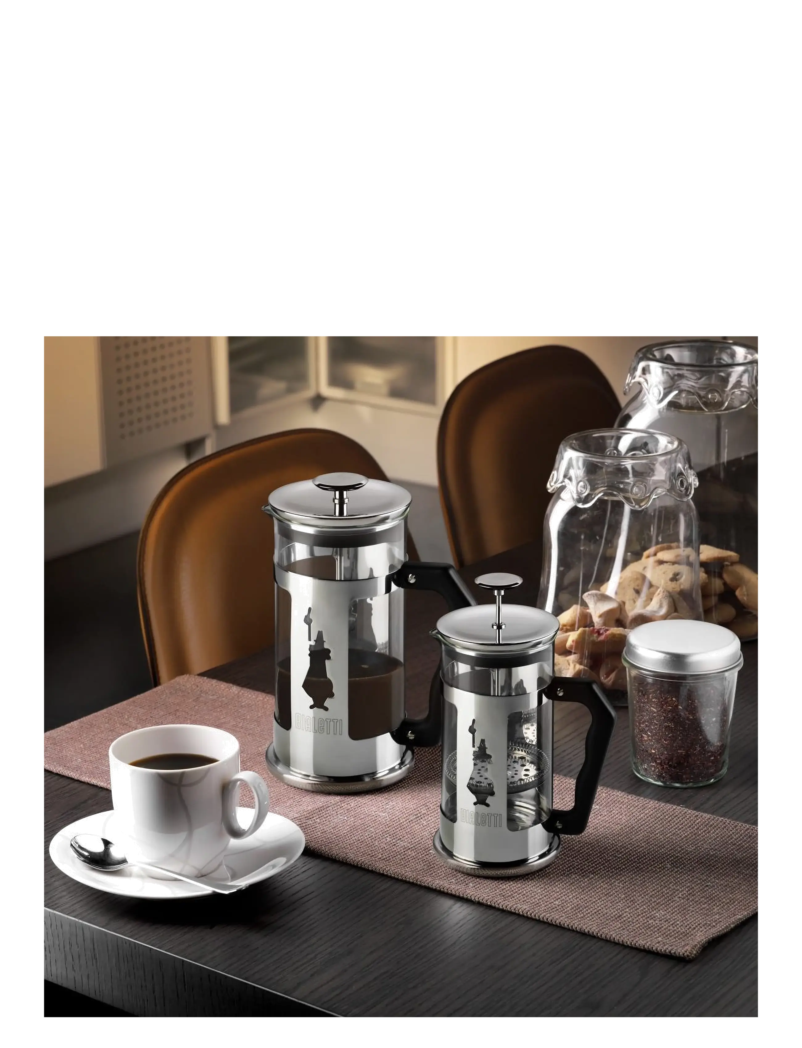 Bialetti - French-Press Preziosa 350ml - shop by price - clear, black - 2