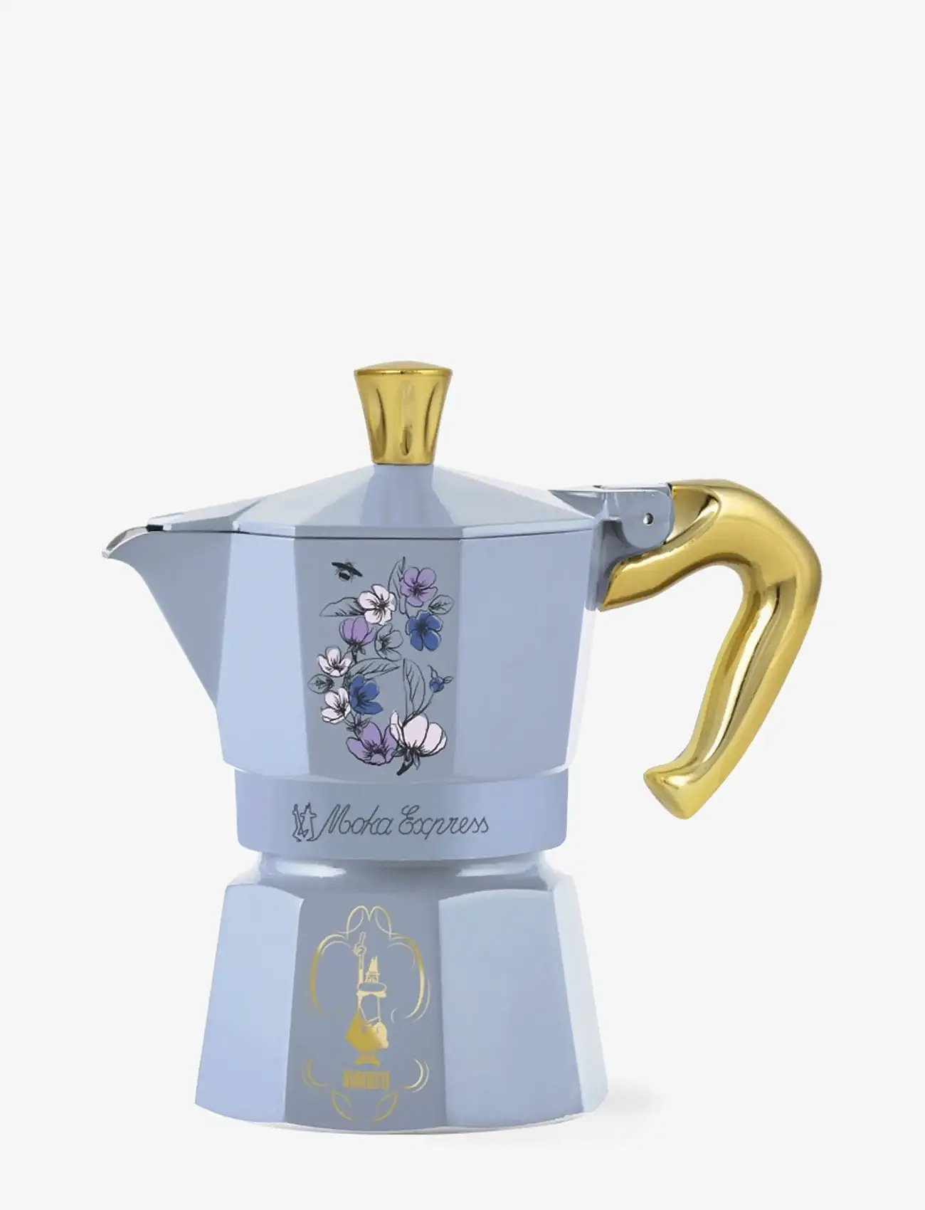 Bialetti - 3-Cup Moka Brewer BRIDGERTON Lilac BIALETTI® - mokkakander - lilac - 0
