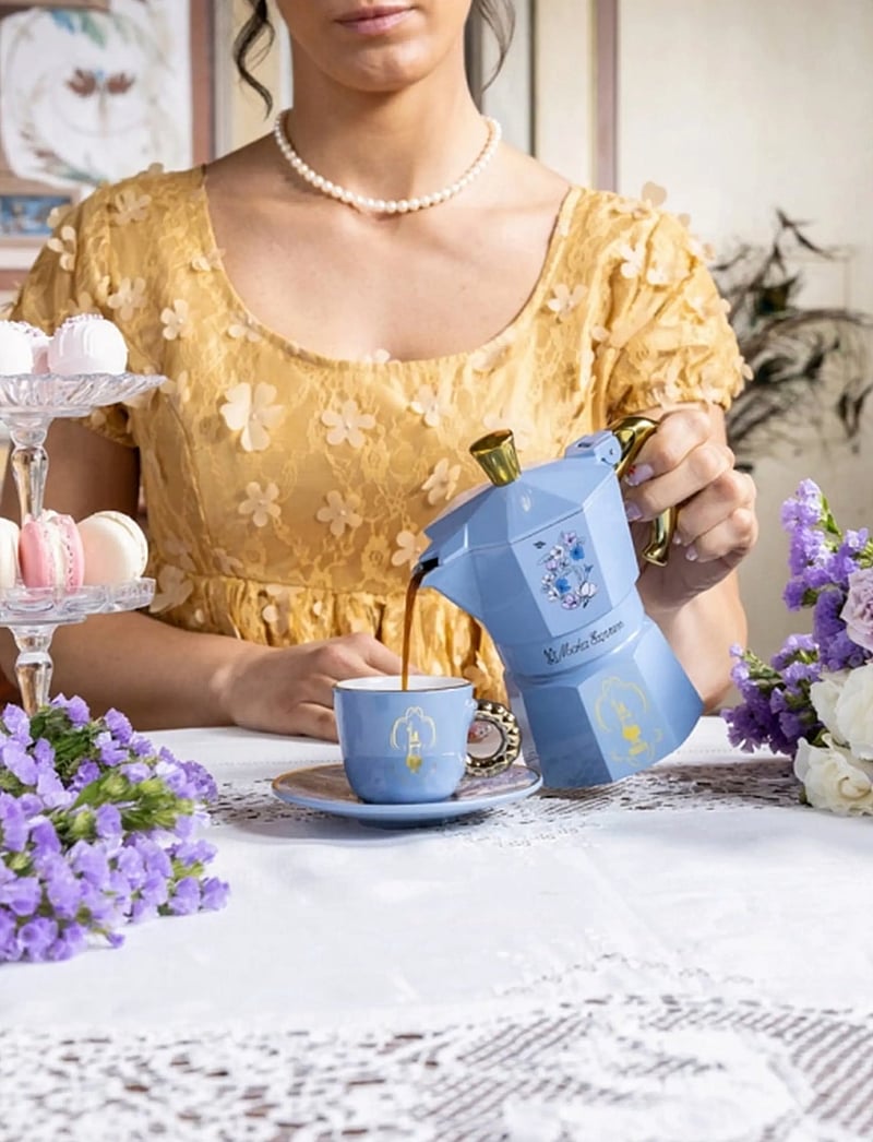 Bialetti - 3-Cup Moka Brewer BRIDGERTON Lilac BIALETTI® - mokkakander - lilac - 1