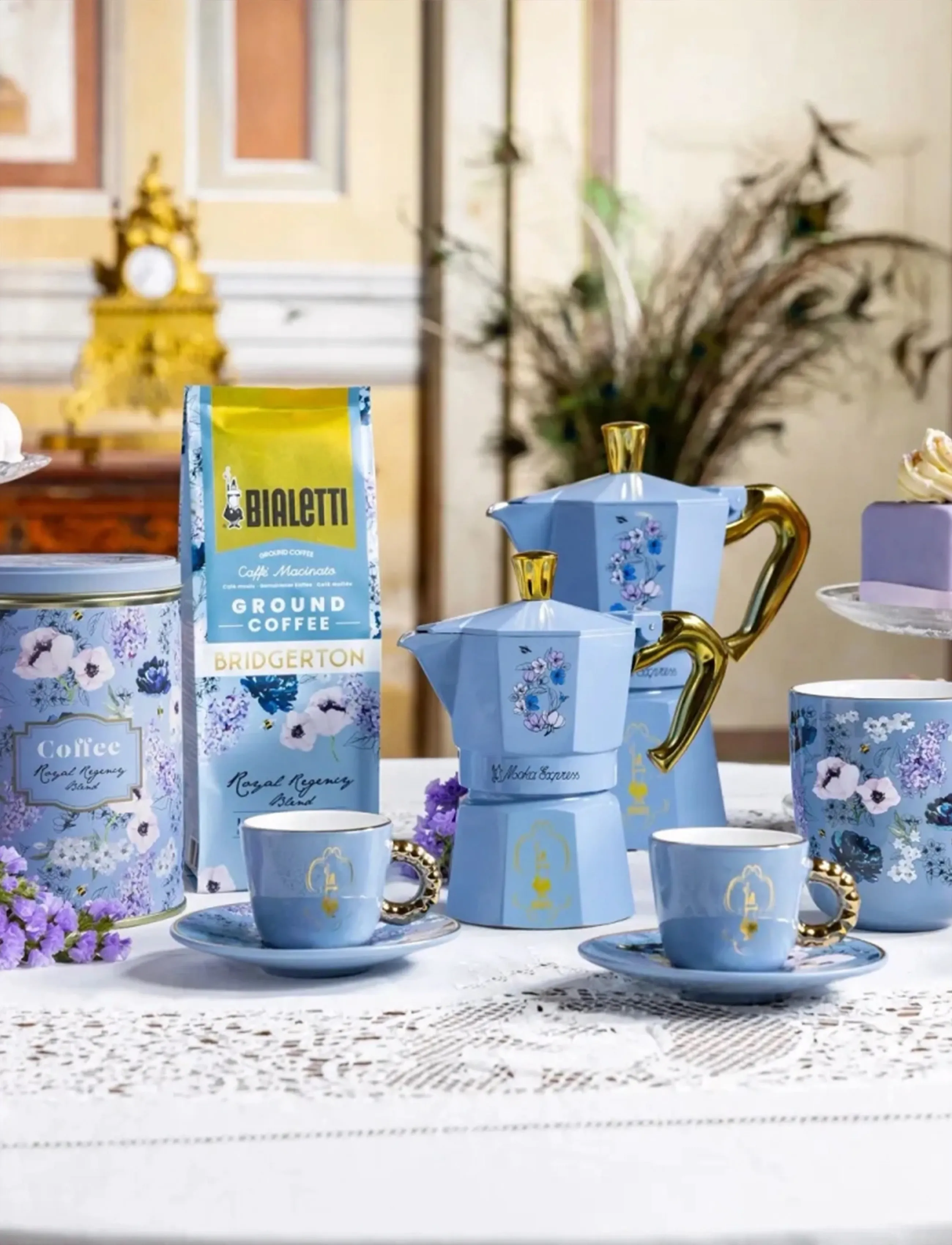 Bialetti - 3-Cup Moka Brewer BRIDGERTON Lilac BIALETTI® - kaffemaskiner & tillbehör - lilac - 3