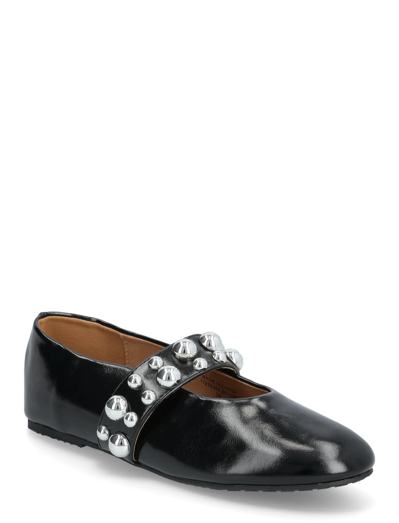 Bianco Bialuna Studded Ballet Flat Faux Leather - - 36 1