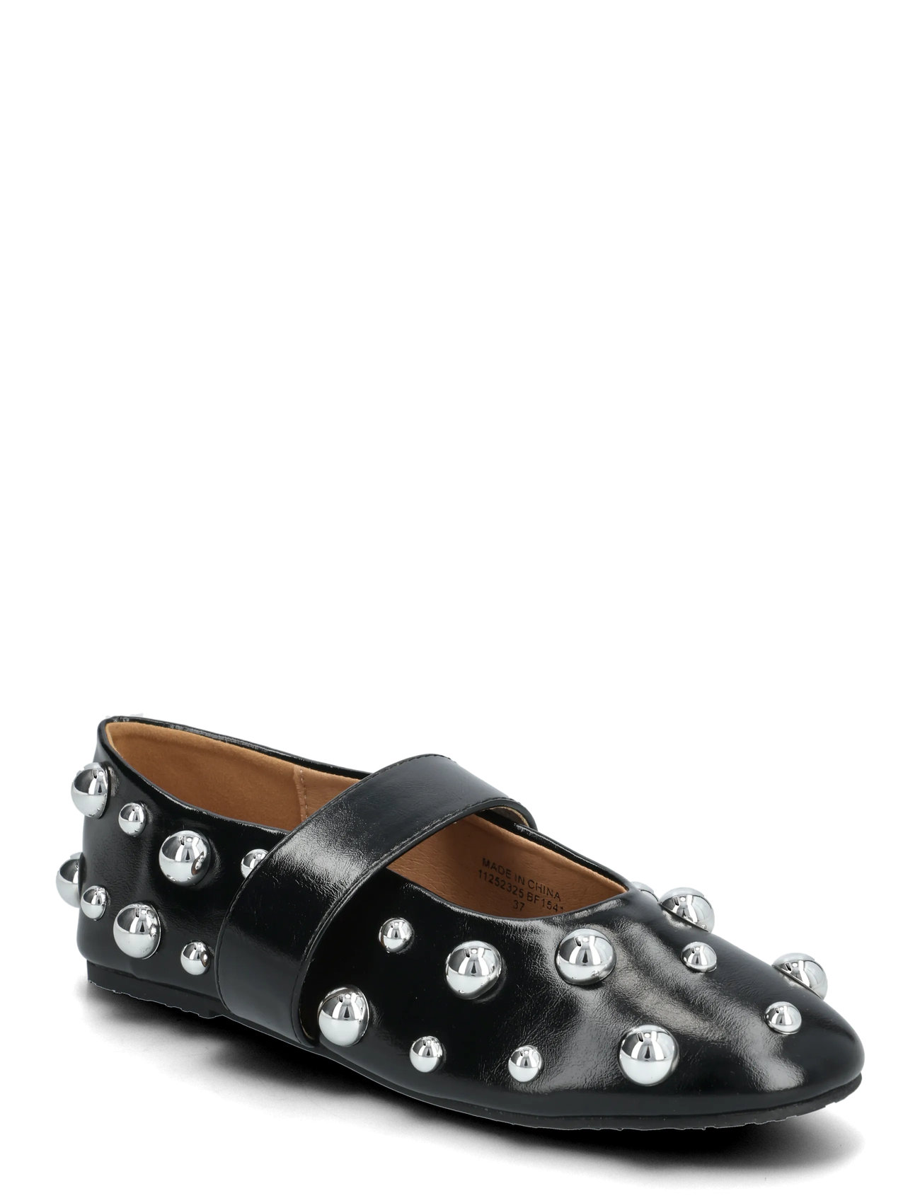 Bianco Bialuna Allover Studded Ballet Flat Faux Leather - - 36 1