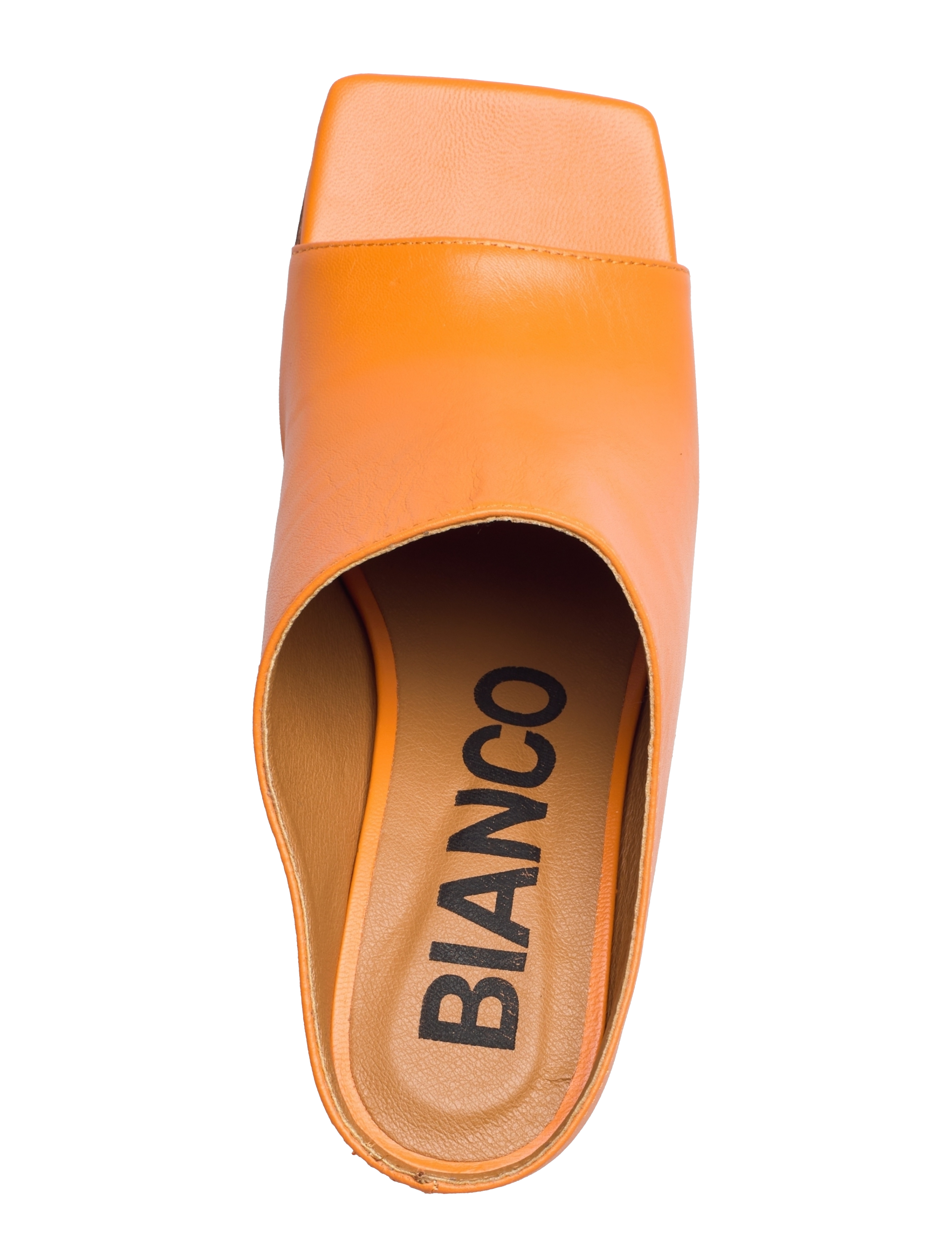 Bianco - BIAELLA Mule - slipons med hæl - orange - 3