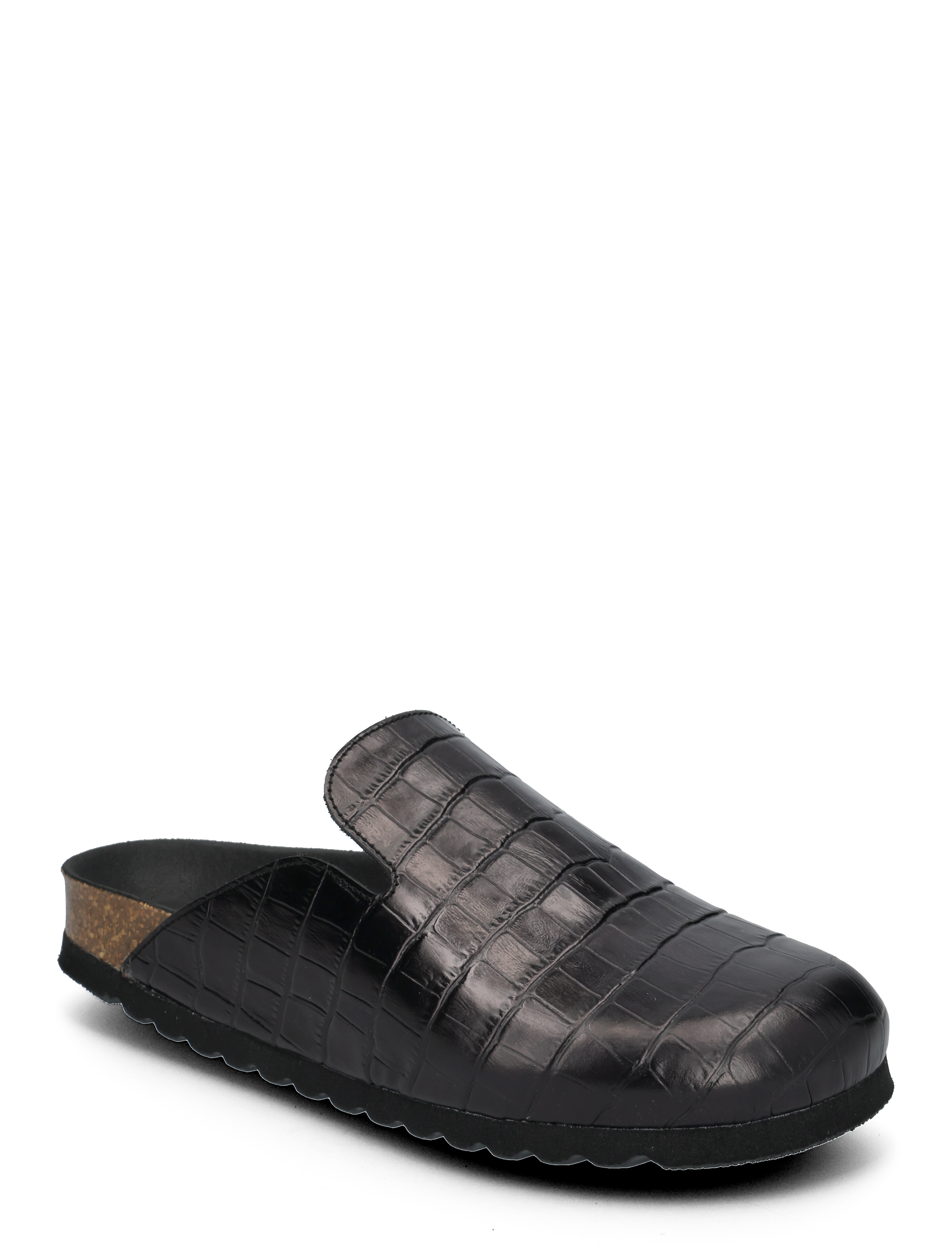 BIAGEM Classic Slide Croco - BLACK