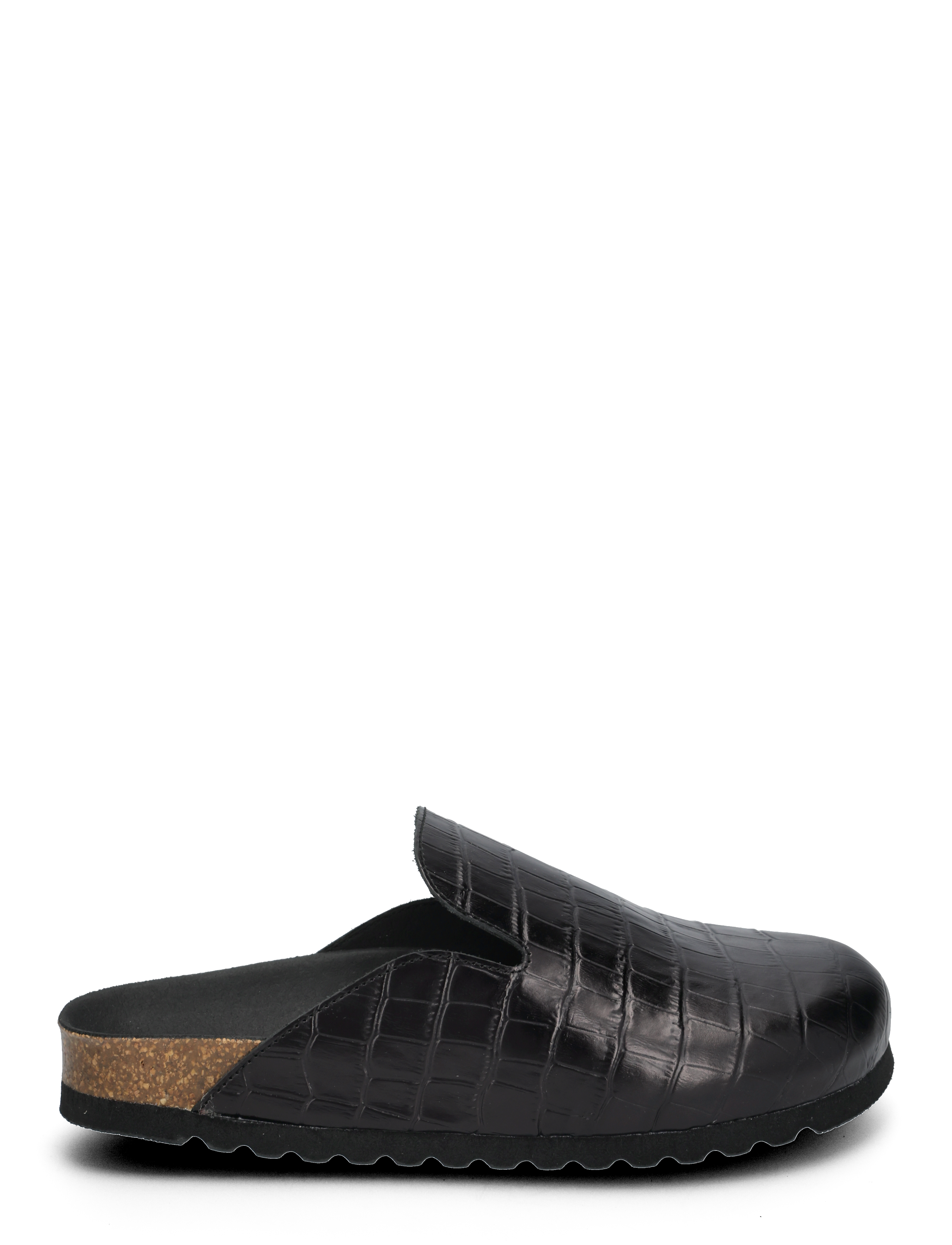 Bianco - BIAGEM Classic Slide Croco - black - 1