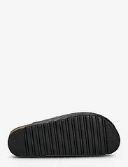 Bianco - BIAGEM Classic Slide Croco - buty z odkrytą piętą na płaskim obcasie - black - 4