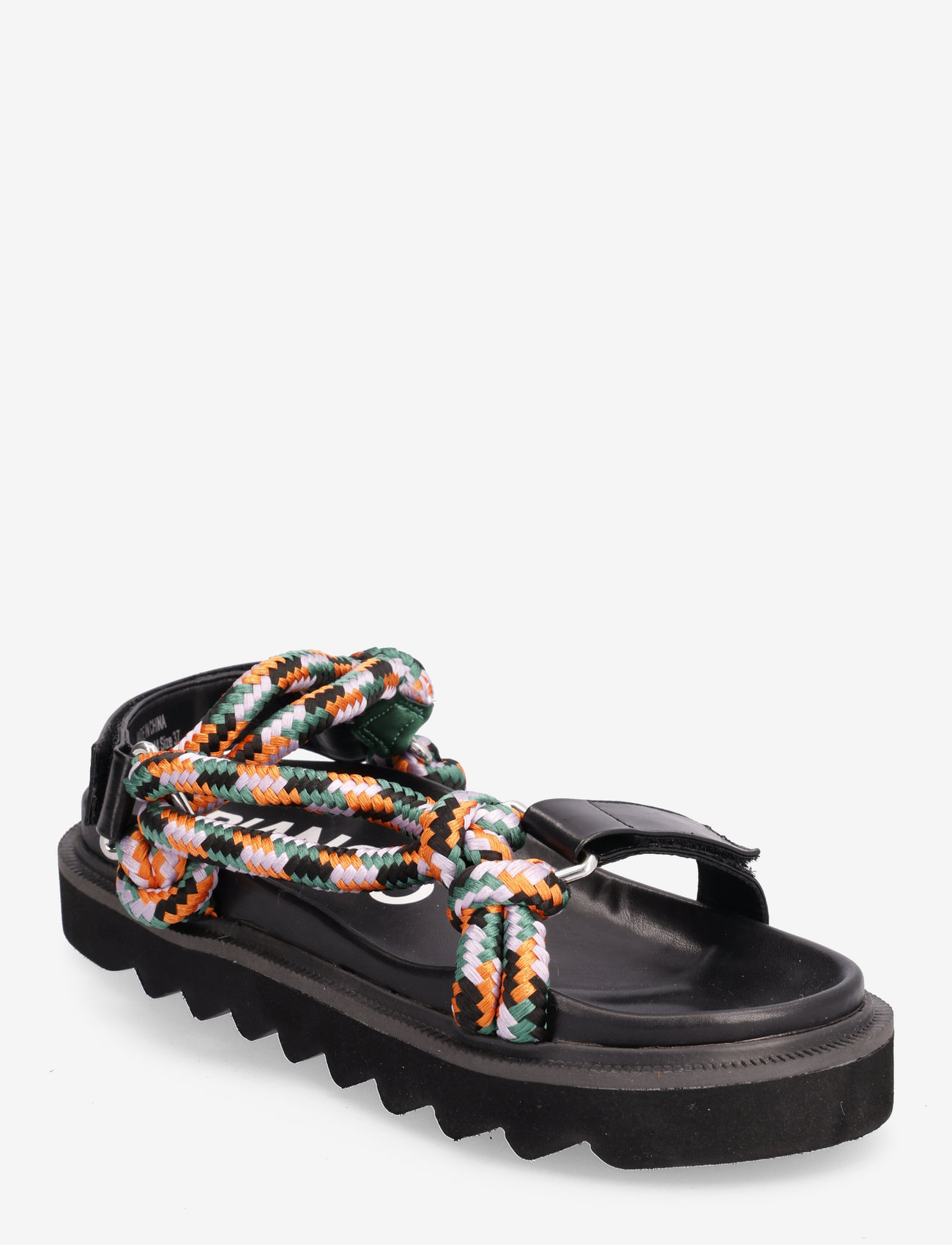 Bianco - BIASHARK Rope Sandal - platta sandaler - black multi - 0