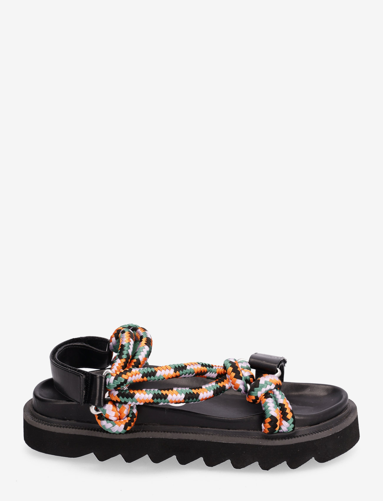 Bianco - BIASHARK Rope Sandal - zempapēžu sandales - black multi - 1