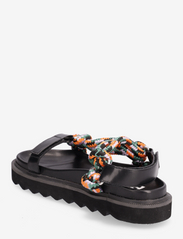 Bianco - BIASHARK Rope Sandal - kontsata sandaalid - black multi - 2
