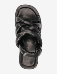 Bianco - BIADORA Puffy Cross Sandal - platte sandalen - black - 3