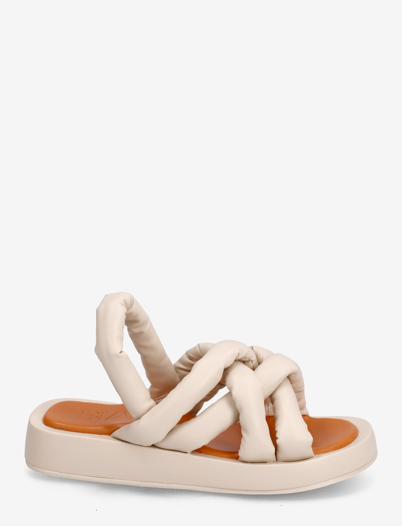 Bianco - BIADORA Puffy Cross Sandal - matalat sandaalit - sand - 1