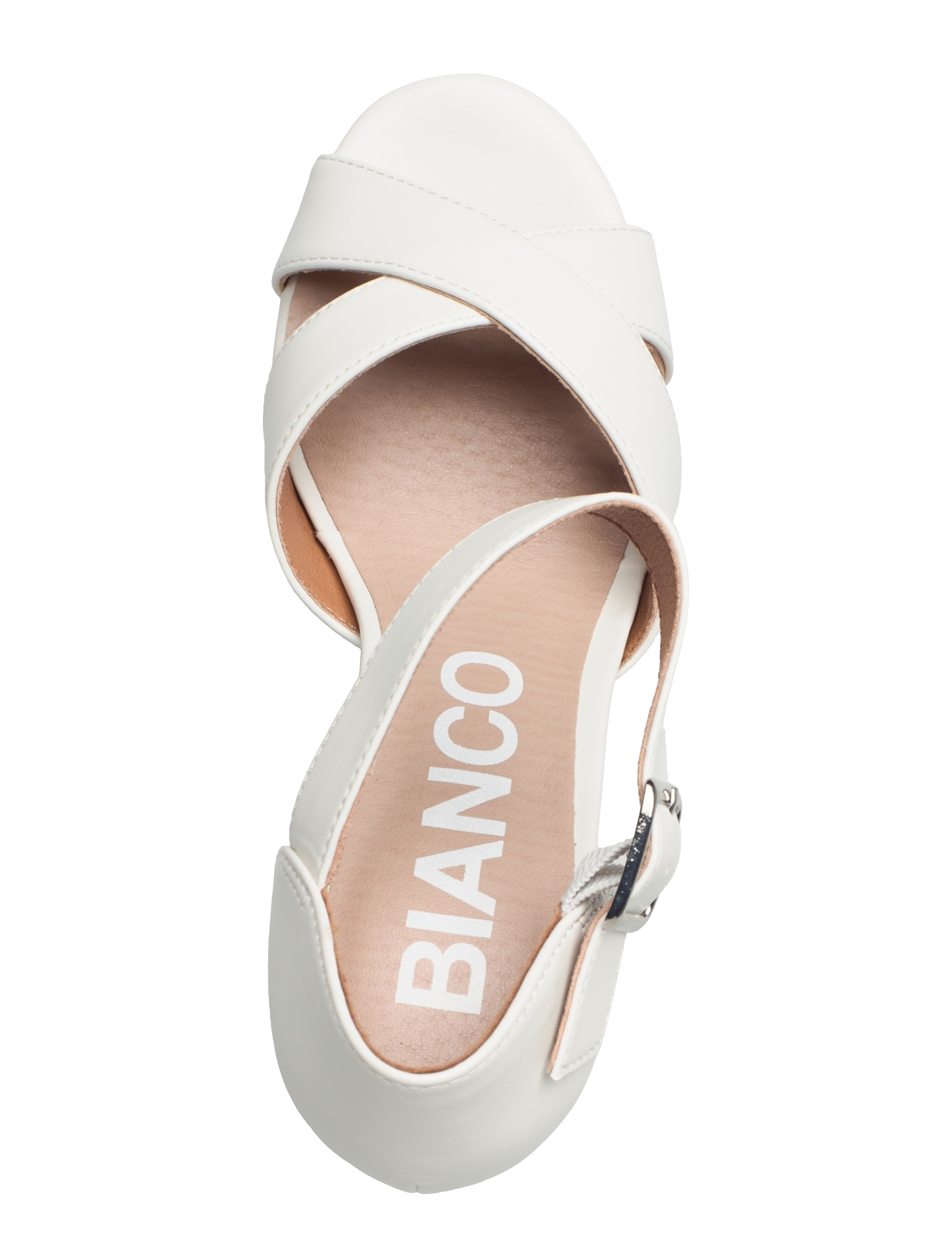 Bianco - BIACARLY Plateau Sandal PU - off white - 3
