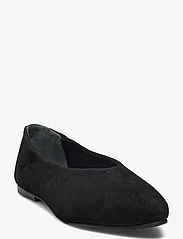 Bianco - BIAMARINA Pointy Ballerina Suede - party wear at outlet prices - black - 0
