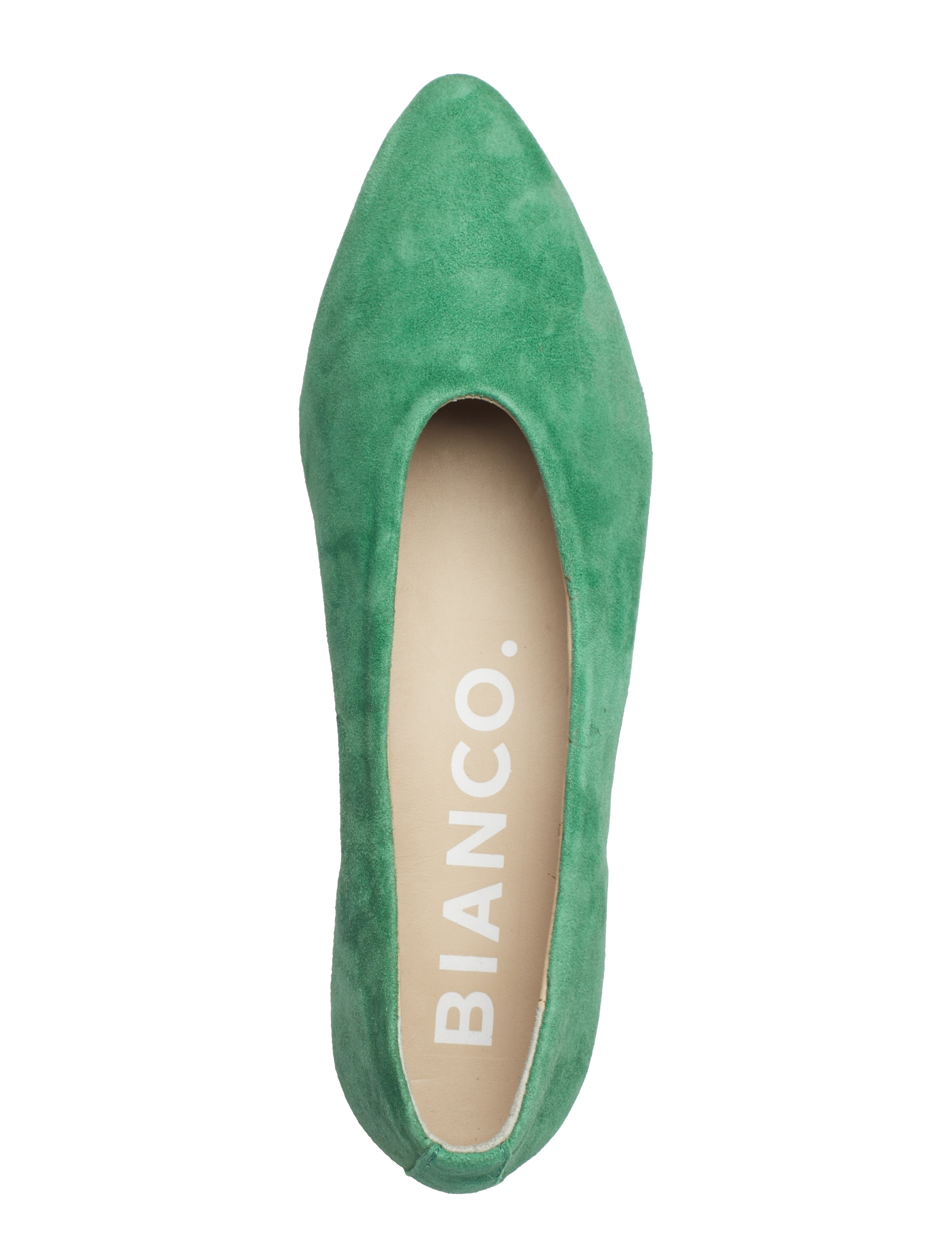 Bianco - BIAMARINA Pointy Ballerina Suede - green pop - 3