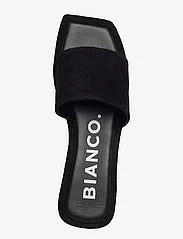 Bianco - BIALILLIE Slide Suede - plakanās mules tipa kurpes - black - 3