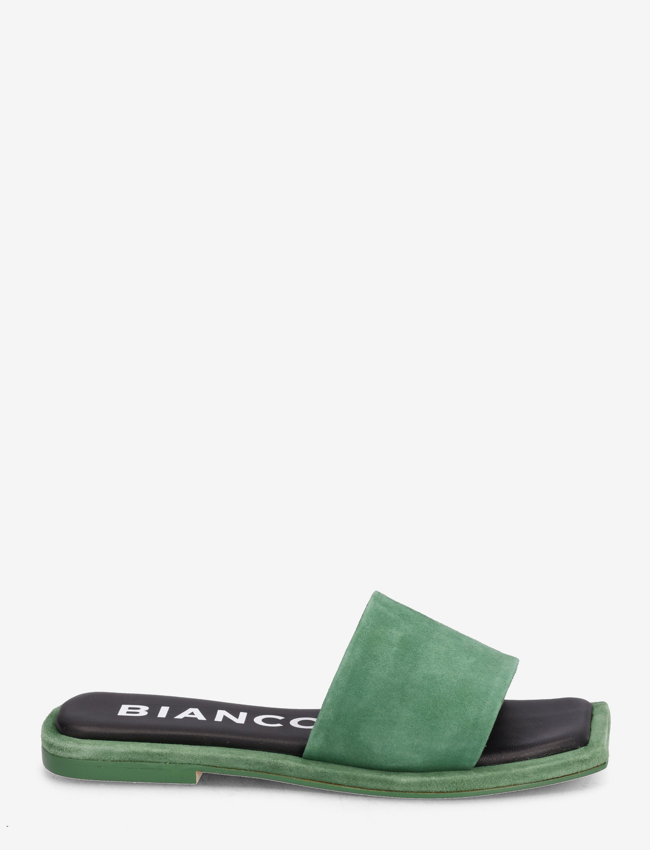 Bianco - BIALILLIE Slide Suede - plakanās mules tipa kurpes - green pop - 1