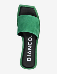 Bianco - BIALILLIE Slide Suede - tasapohjaiset pistokkaat - green pop - 3