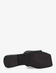 Bianco - BIALILLIE Braided Slide Smooth Leather - flat sandals - black - 4